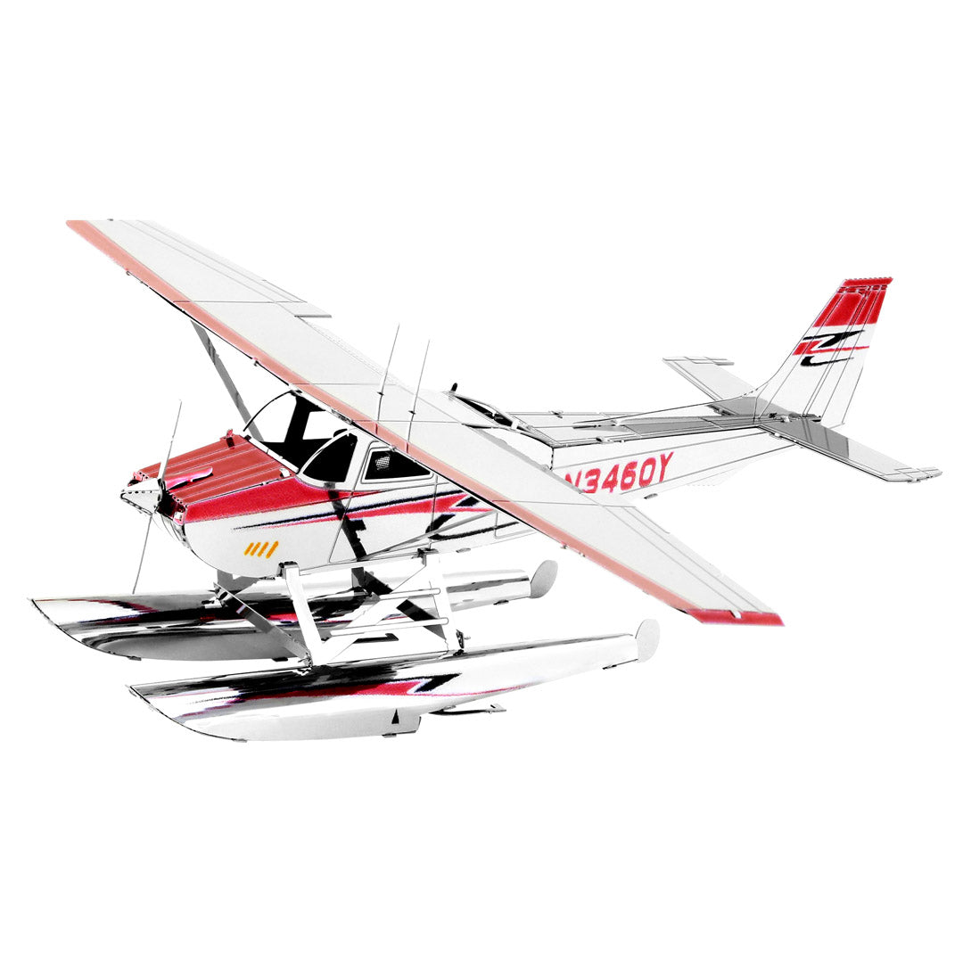 Metal Earth Cessna 182 Floatplane MMS111 Modellbausatz Puzzle DIY Bausatz präzise gelasert stabil langlebig