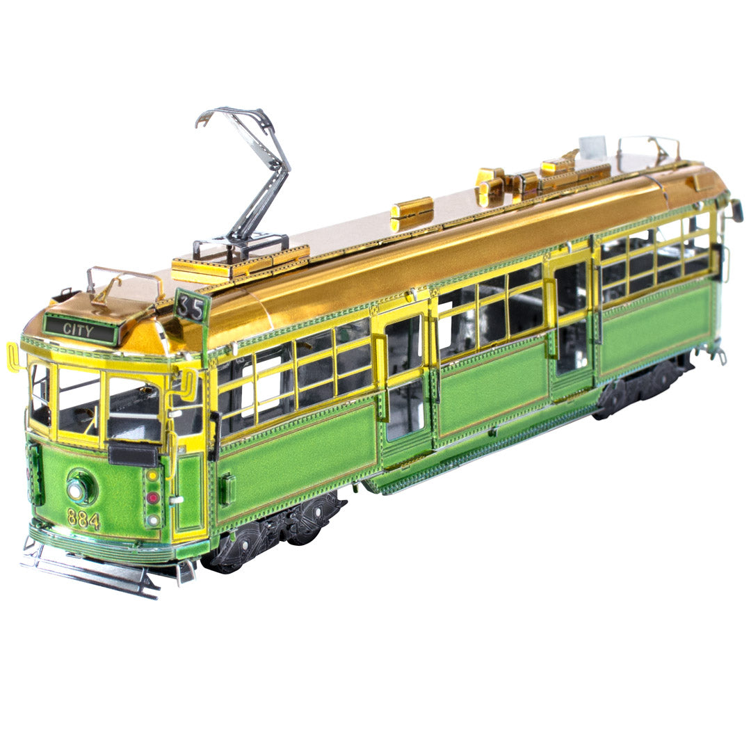 Metal Earth Melbourne W-Class Tram MMS158 Modellbausatz Puzzle DIY Bausatz präzise gelasert stabil langlebig