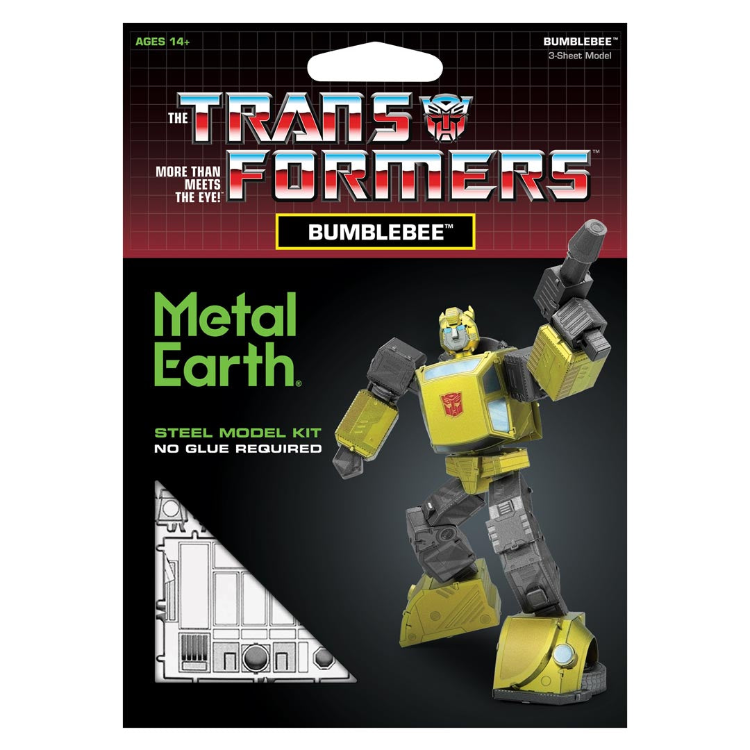 Metal Earth Transformers Bumblebee, farbig MMS470 Modellbausatz Puzzle DIY Bausatz präzise gelasert stabil langlebig