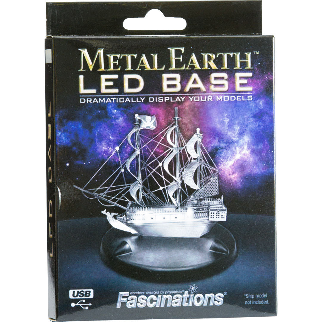 Metal Earth LED White LED Display Base MMB2W Modellbausatz Puzzle DIY Bausatz präzise gelasert stabil langlebig