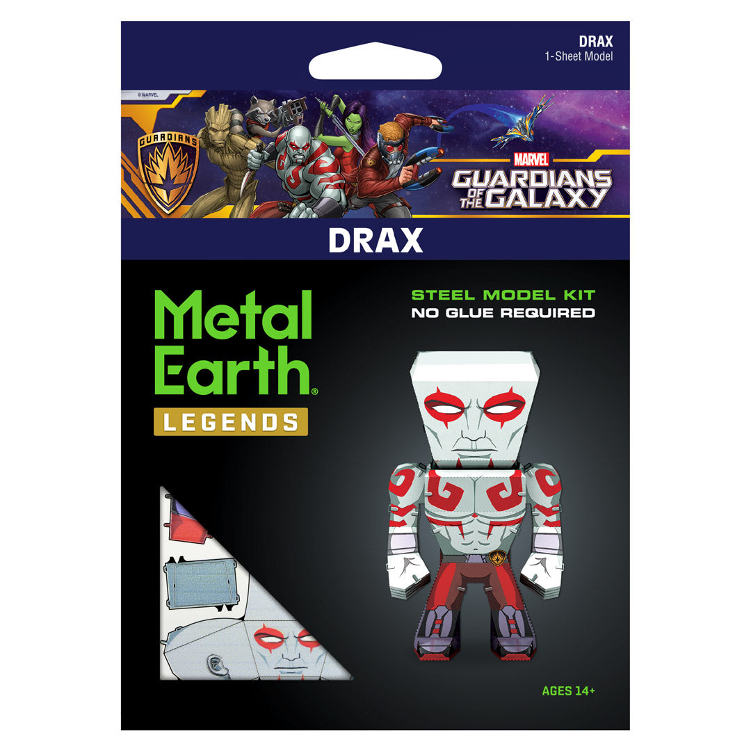 Metal Earth Guardians of the Galaxy Drax MEM009 Modellbausatz Puzzle DIY Bausatz präzise gelasert stabil langlebig
