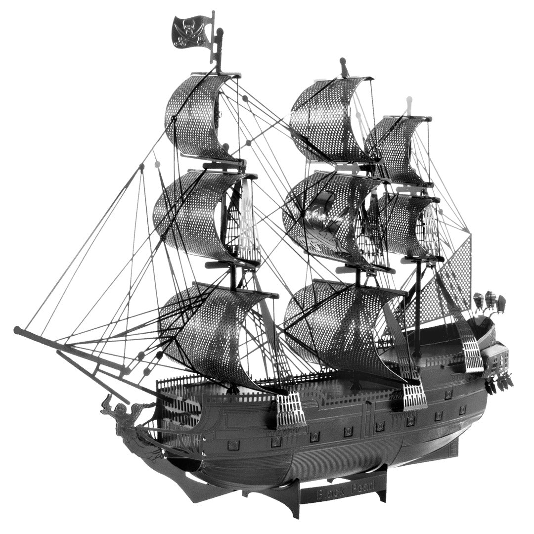 Metal Earth Premium Series Black Pearl - Black Version ICX016B Modellbausatz Puzzle DIY Bausatz präzise gelasert stabil langlebig