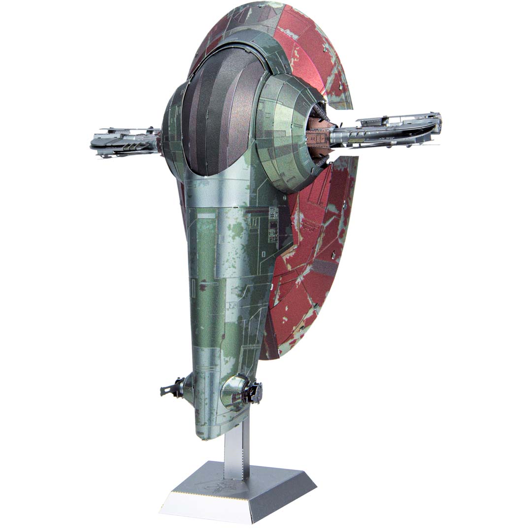 Metal Earth STAR Premium Series STAR WARS Mandalorian - Boba Fett's Starfighter ICX232 Modellbausatz Puzzle DIY Bausatz präzise gelasert stabil langlebig