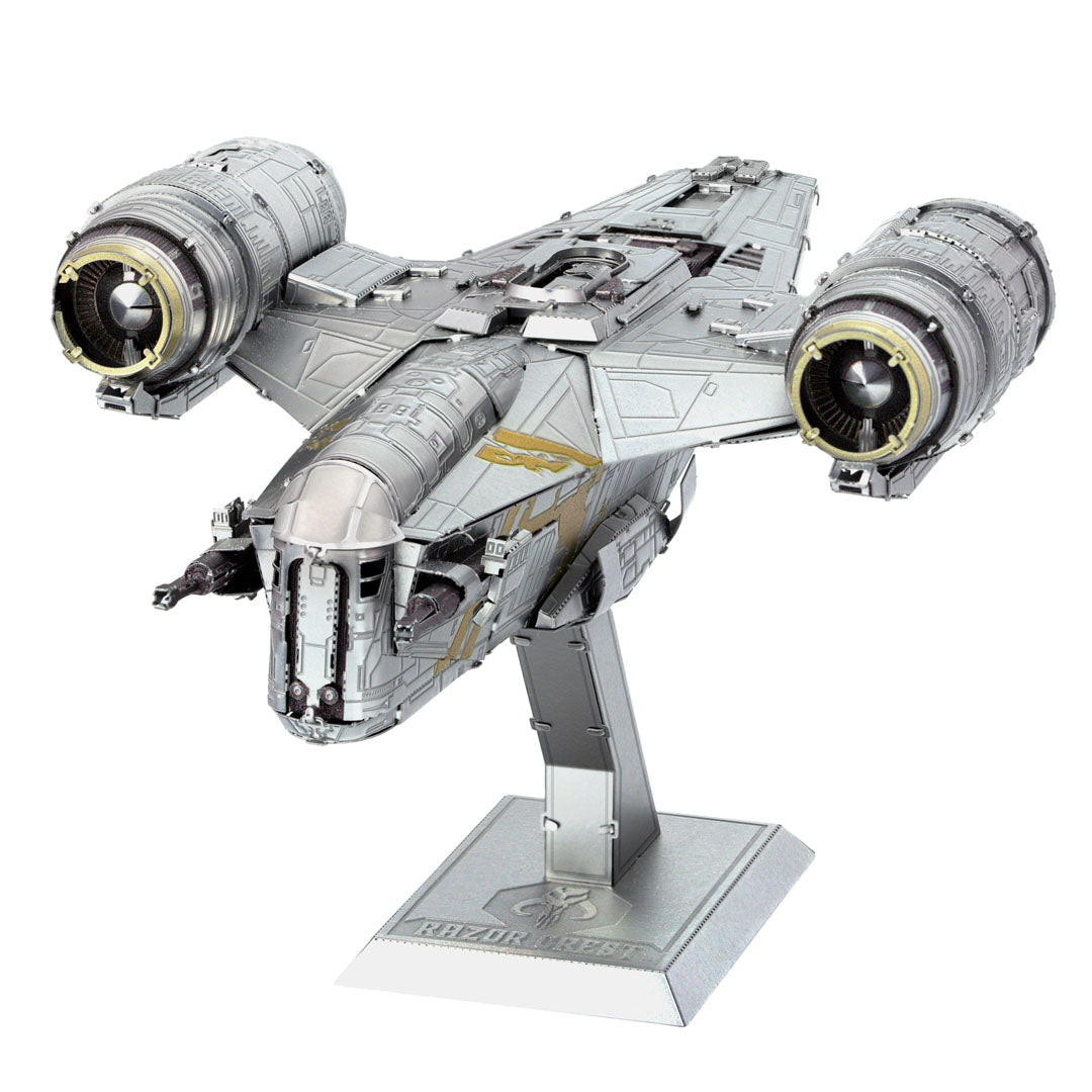Metal Earth STAR Premium Series STAR WARS Mandalorian - Razor Crest™ ICX217 Modellbausatz Puzzle DIY Bausatz präzise gelasert stabil langlebig
