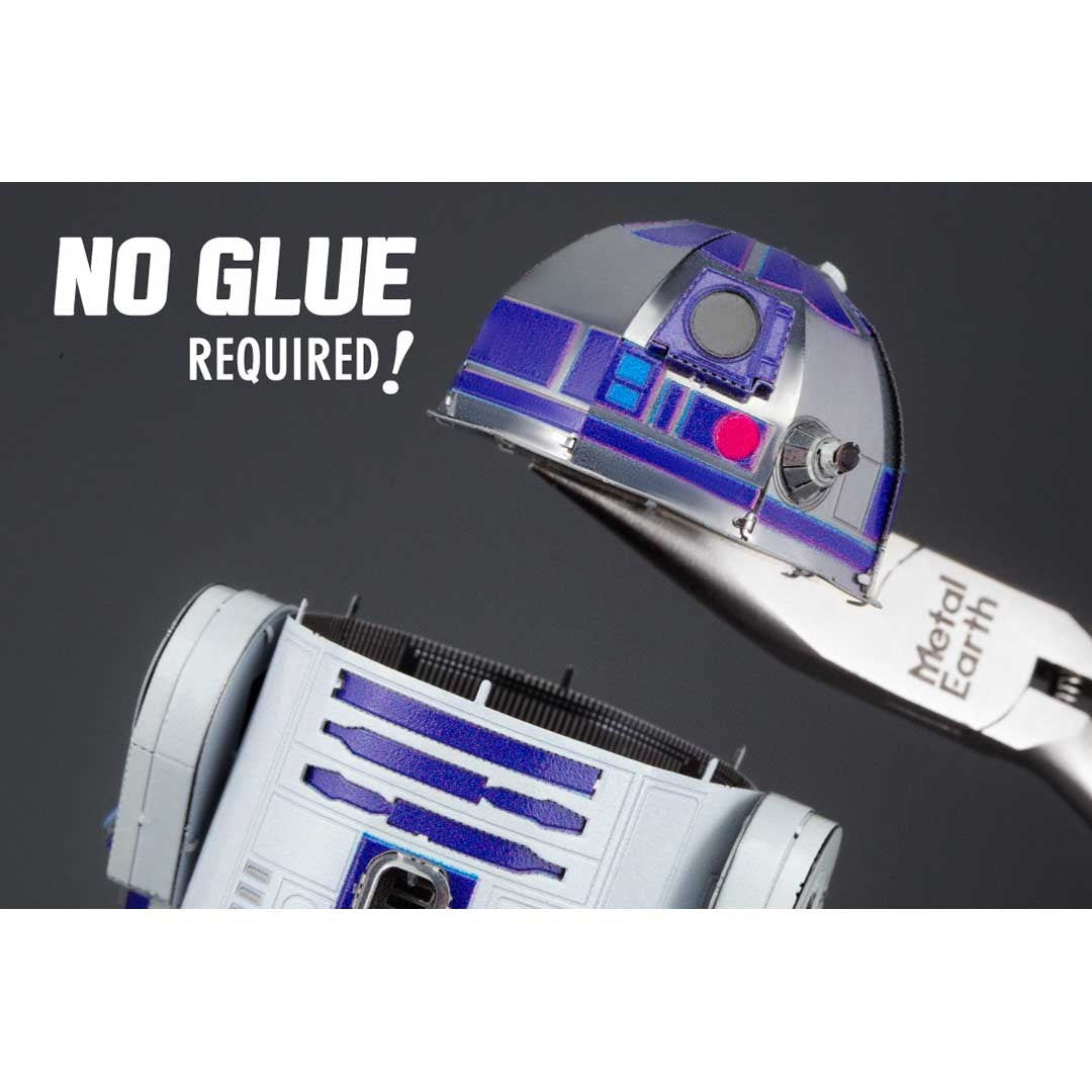 Metal Earth STAR Premium Series STAR WARS R2-D2 ICX131 Modellbausatz Puzzle DIY Bausatz präzise gelasert stabil langlebig