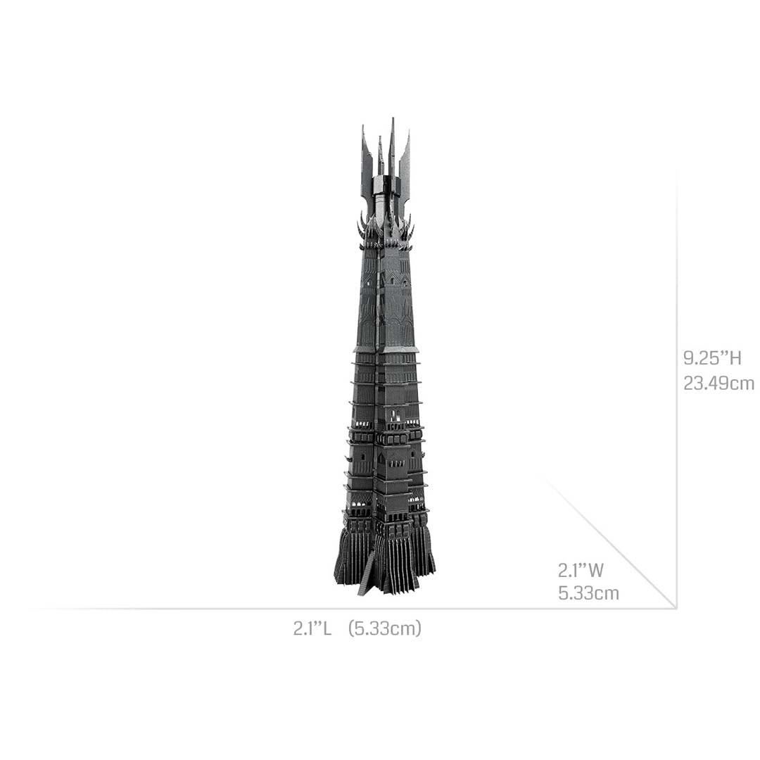 Metal Earth Premium Series Herr der Ringe - Orthanc ICX236 Modellbausatz Puzzle DIY Bausatz präzise gelasert stabil langlebig