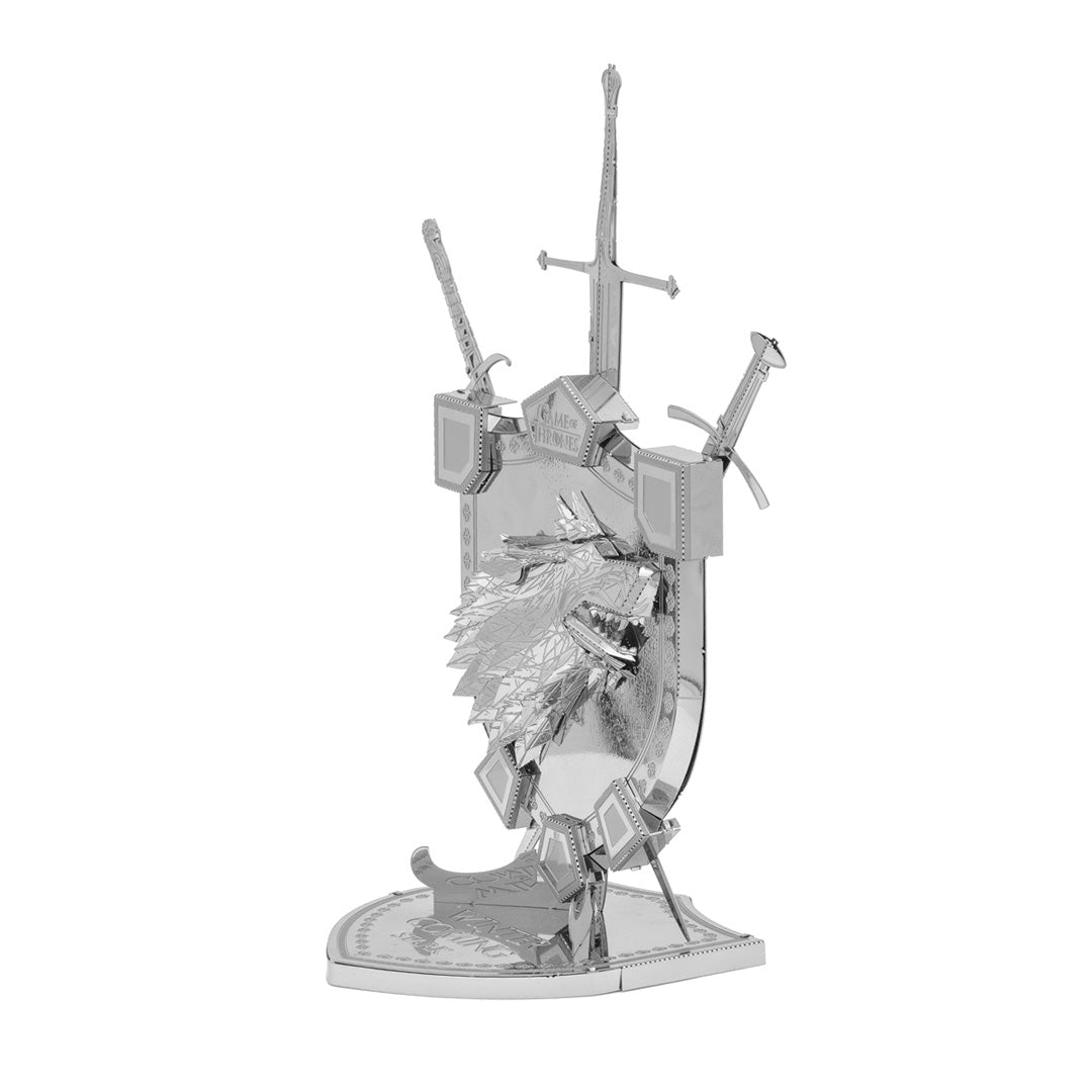 Metal Earth Premium Series Game of Thrones: House Stark Sigil ICX125 Modellbausatz Puzzle DIY Bausatz präzise gelasert stabil langlebig