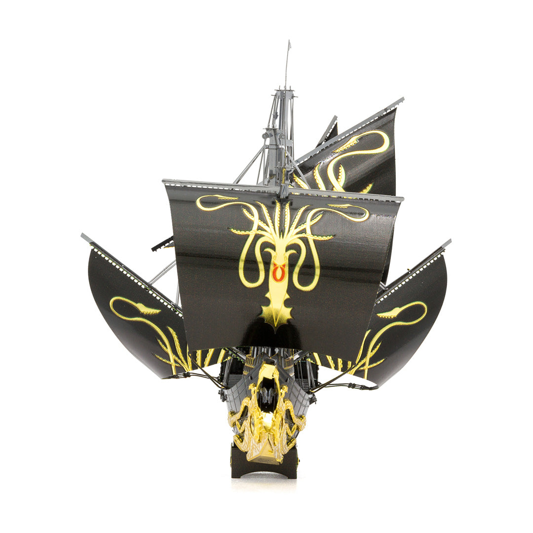Metal Earth Premium Series Game of Thrones: Greyjoy Ship Silence ICX126 Modellbausatz Puzzle DIY Bausatz präzise gelasert stabil langlebig