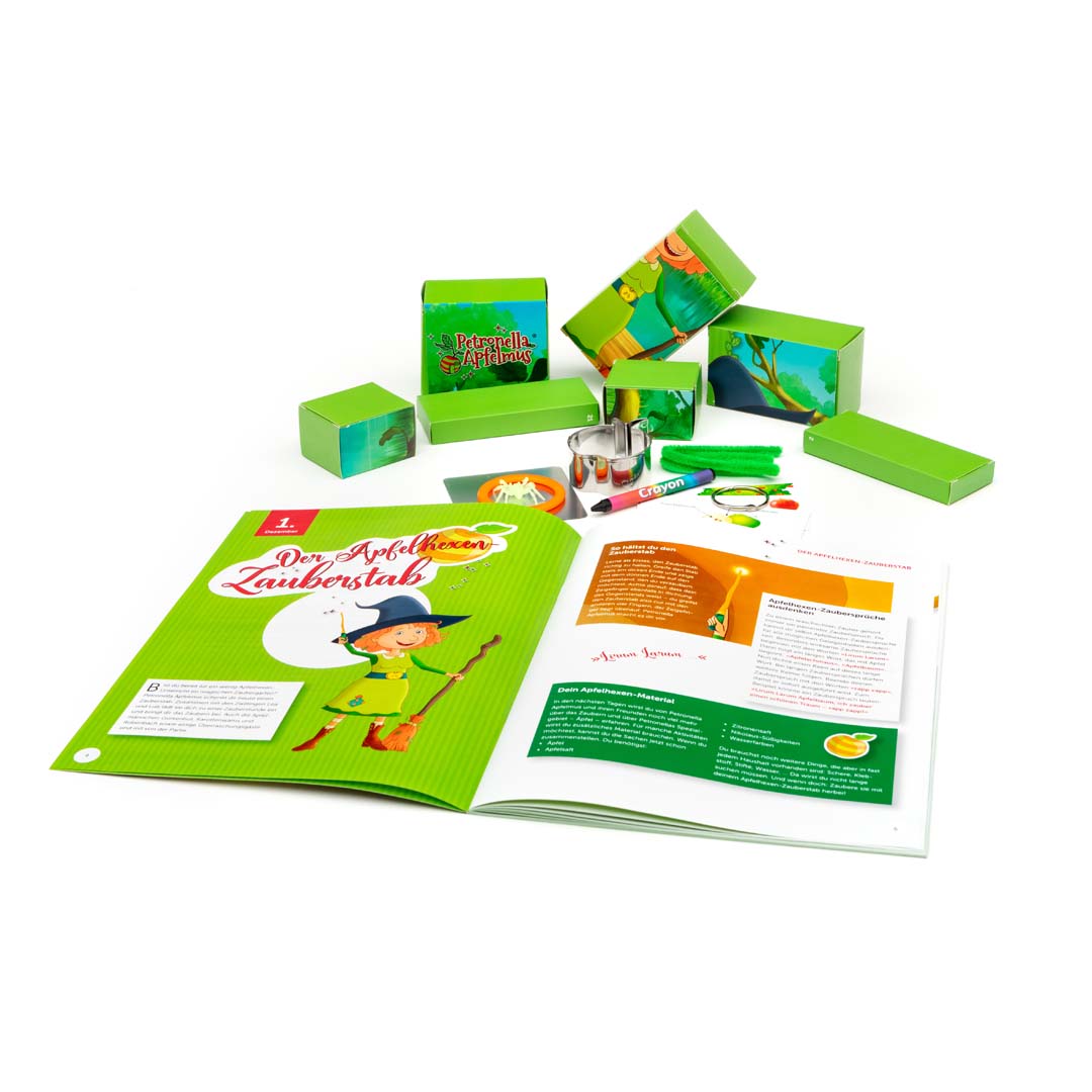 Adventskalender PETRONELLA Apfelmus Weihnachtskalender für kleine Hexen und Zauberer Franzis