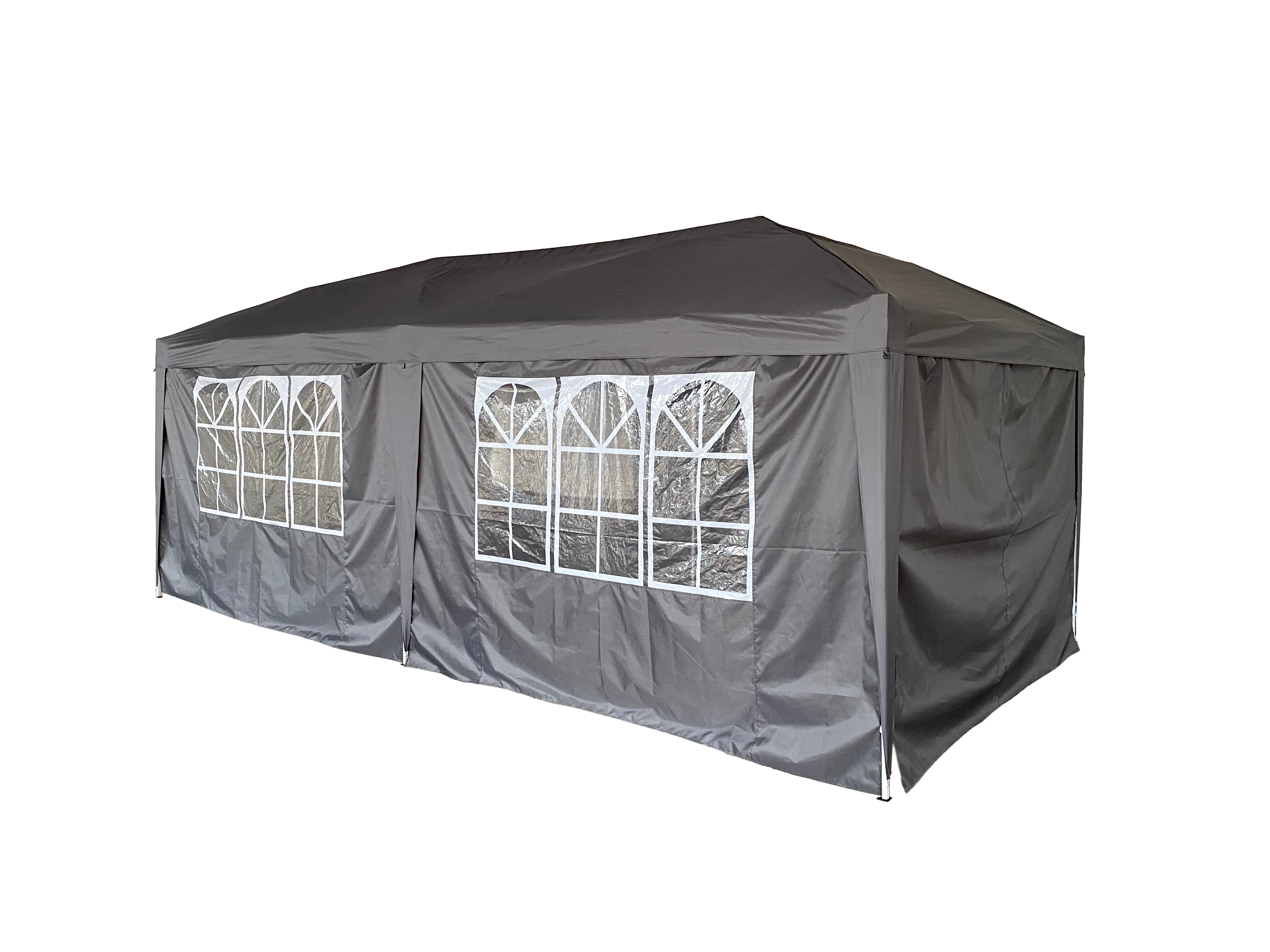 Pavillon SAMBESI Faltpavillon Gartenzelt Partyzelt Garden Pleasure anthrazit