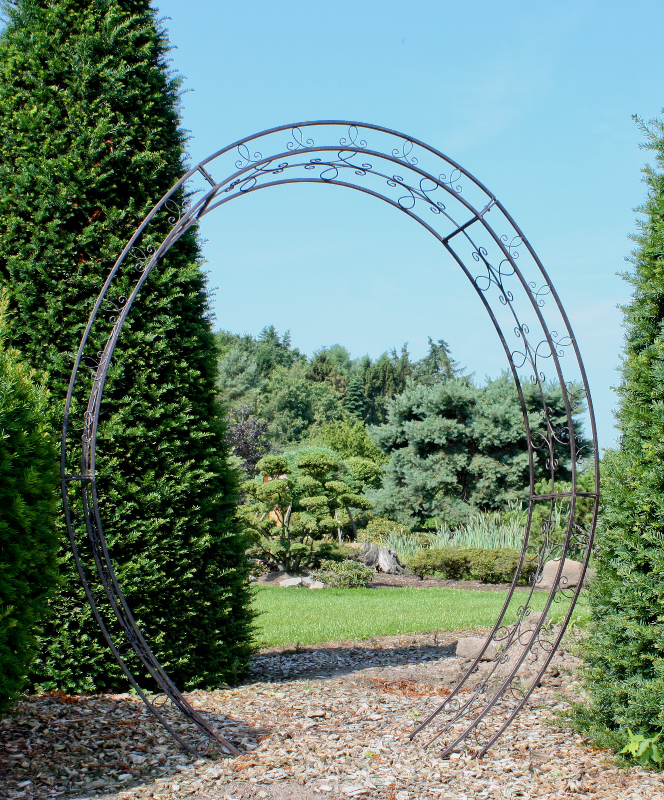 Rosenbogen LAMOS Rankhilfe Spalier Torbogen Garden Pleasure oval