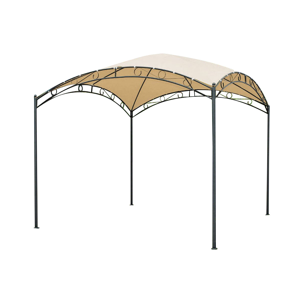Pavillon HUDSON Gartenzelt Gartenlaube Garden Pleasure elegant offen stilvoll Outdoor Garten Terrasse
