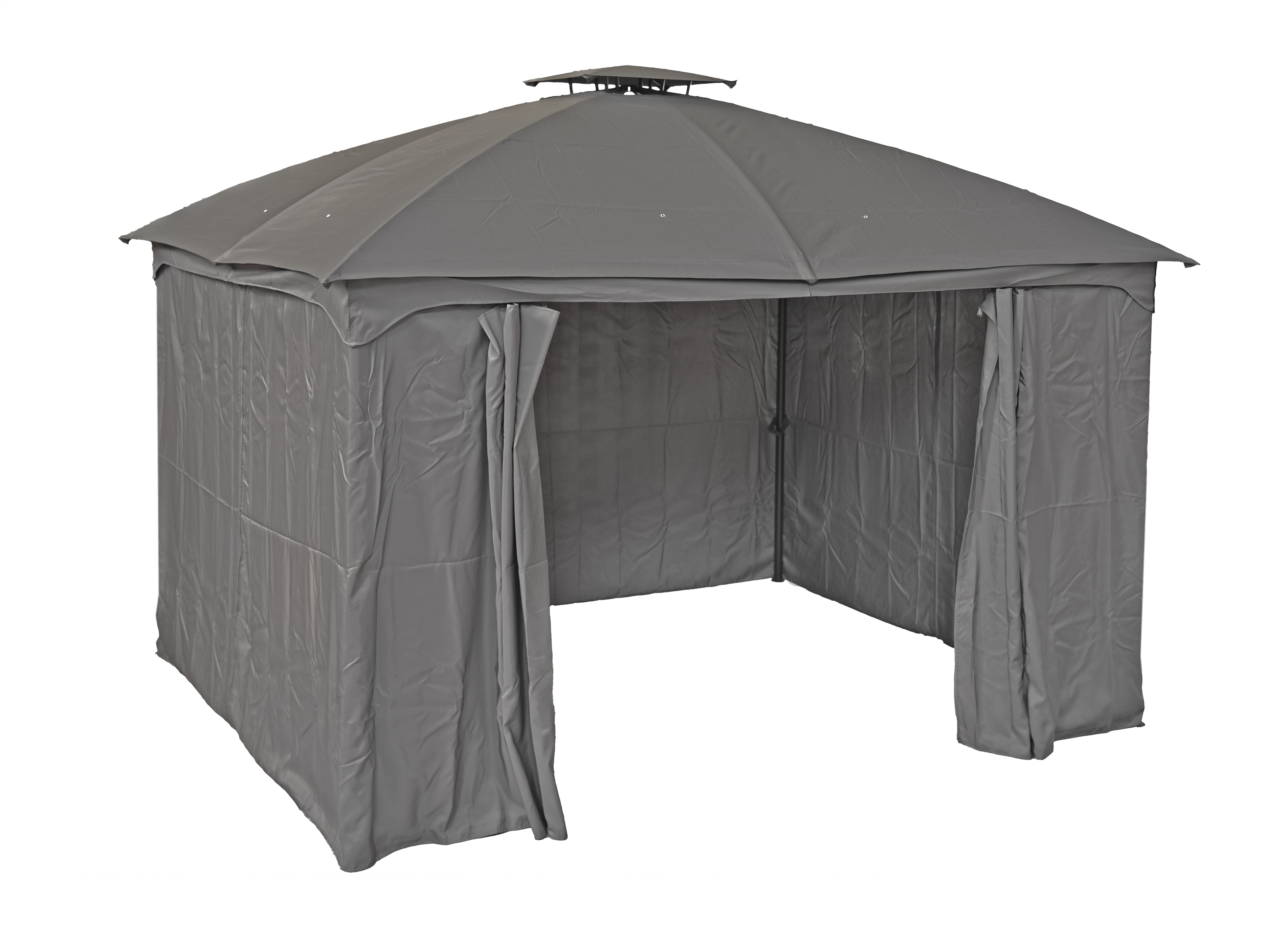 Pavillon KAMA Gartenzelt Pergola Garden Pleasure robust elegant Outdoor mit Seitenschals