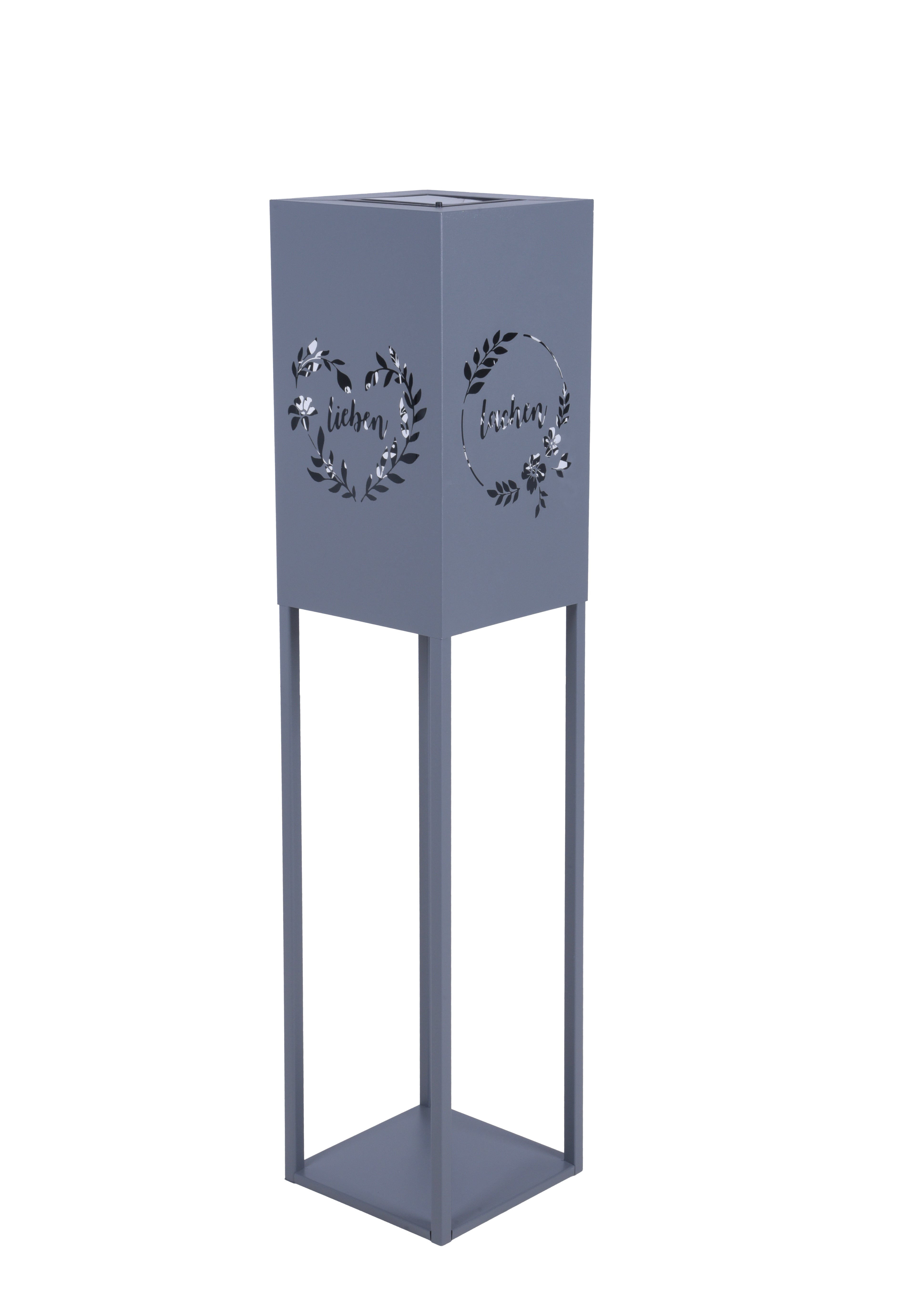 Licht-Dekosäule VIVIAN Dekoration LED-Säule Garden Pleasure grau