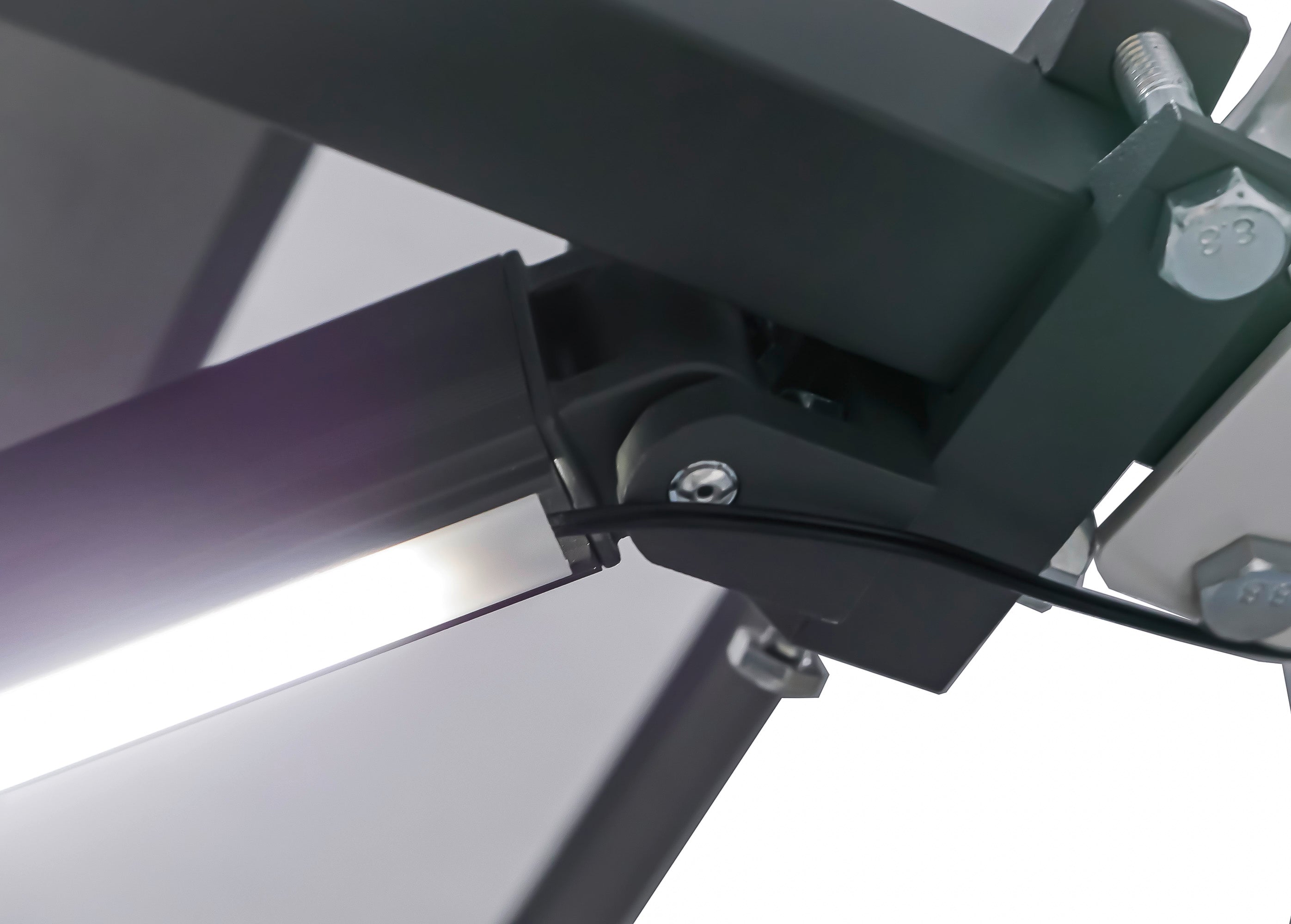 Elektrische Gelenkarmmarkise LED Markise Motorisiert Sonnenschutz Garden Pleasure