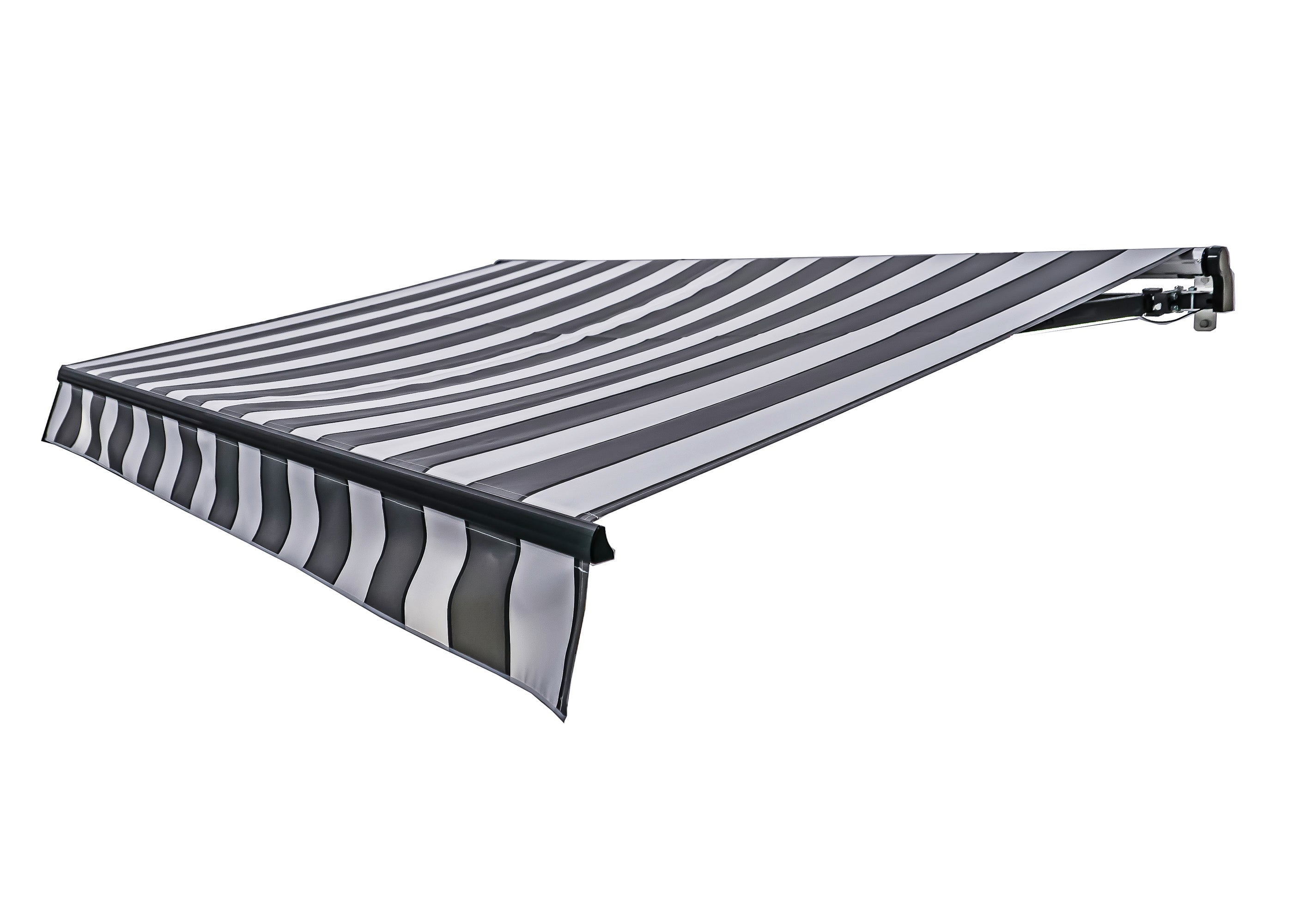 Elektrische Gelenkarmmarkise LED Markise Motorisiert Sonnenschutz Garden Pleasure gestreift