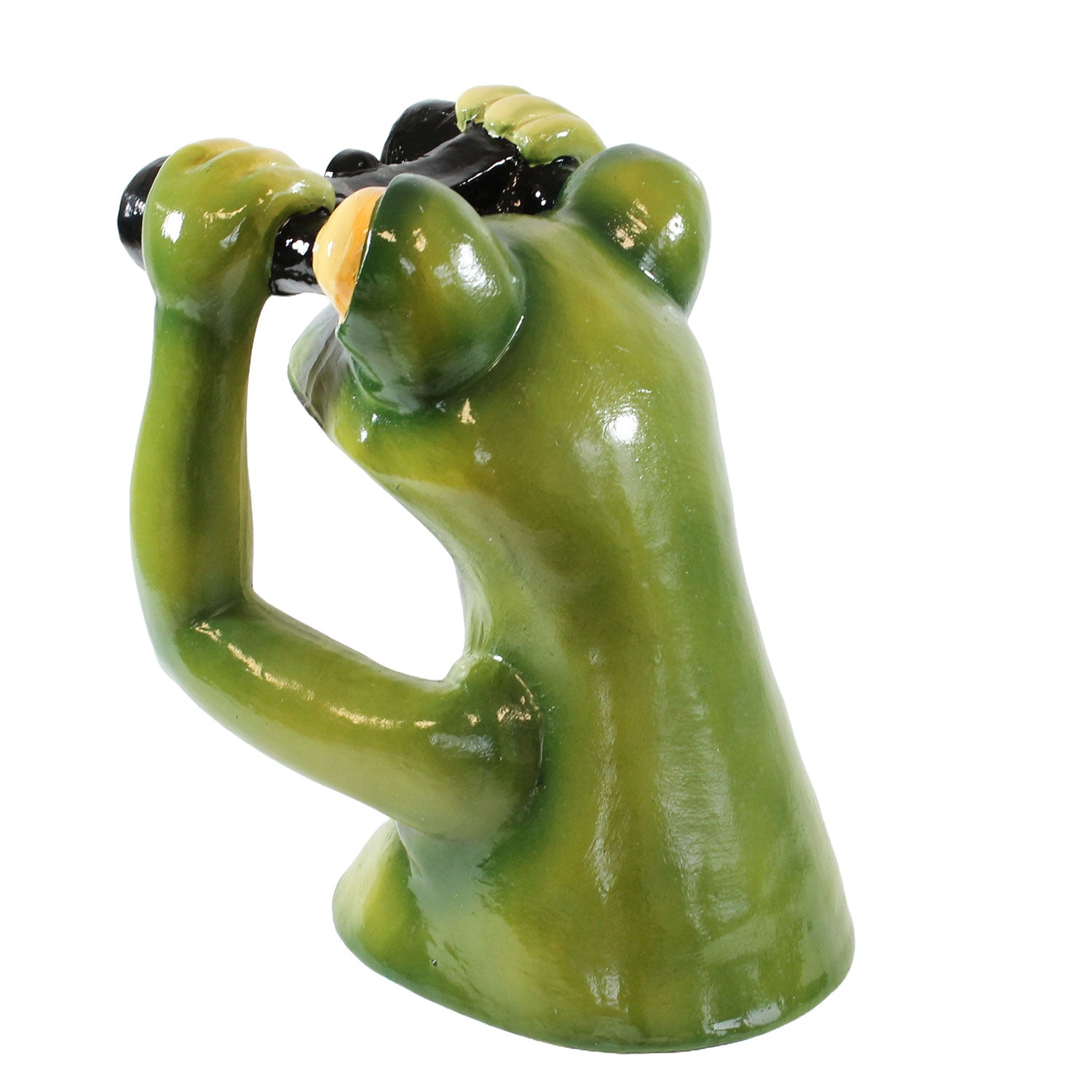 Frosch Figur mit Fernglas Frosch Deko auch als Gartenstecker Frosch Figuren für den Garten