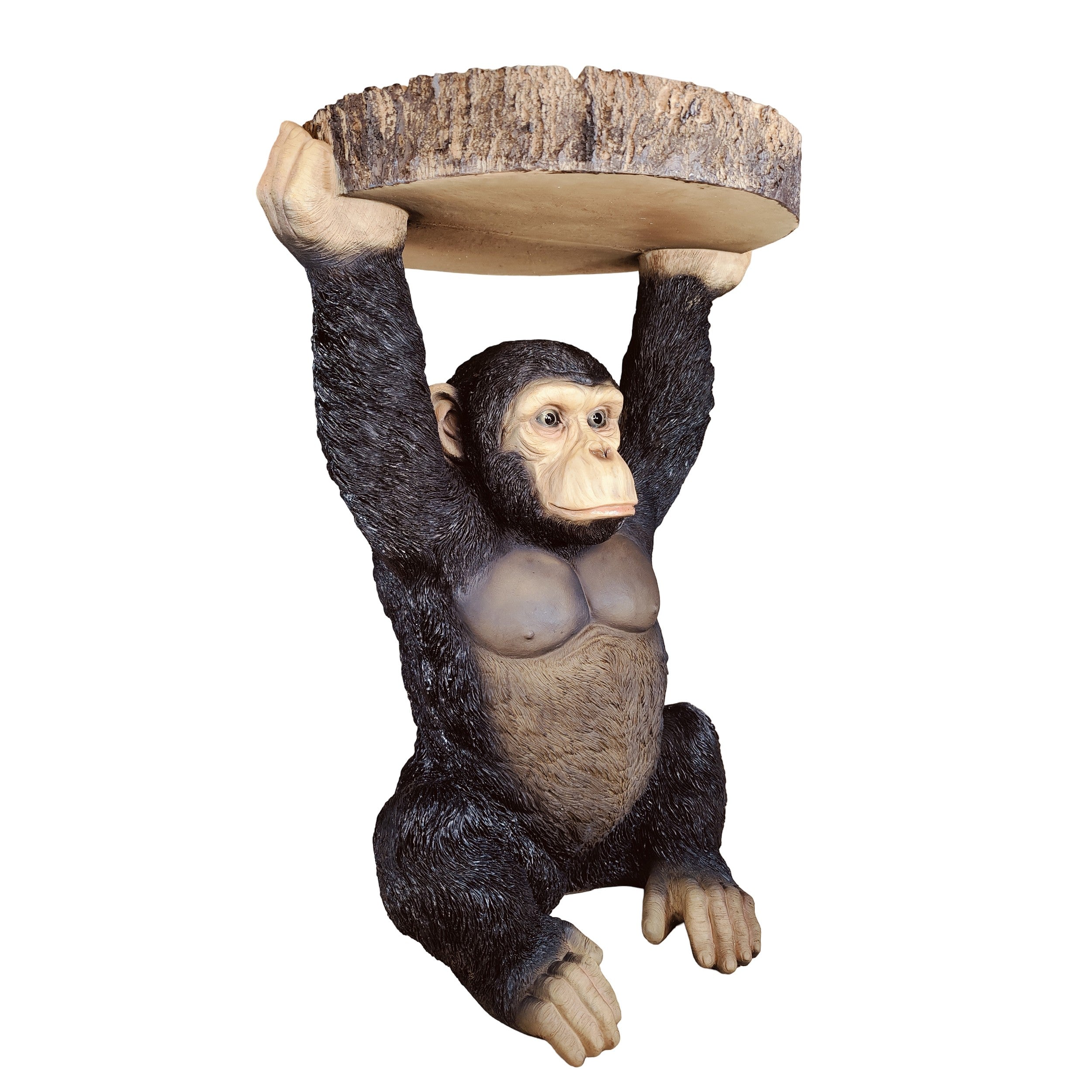 Beistelltisch Tiere Affe als Telefontisch - Beistelltisch Design klein für Garten & Wohnbereich