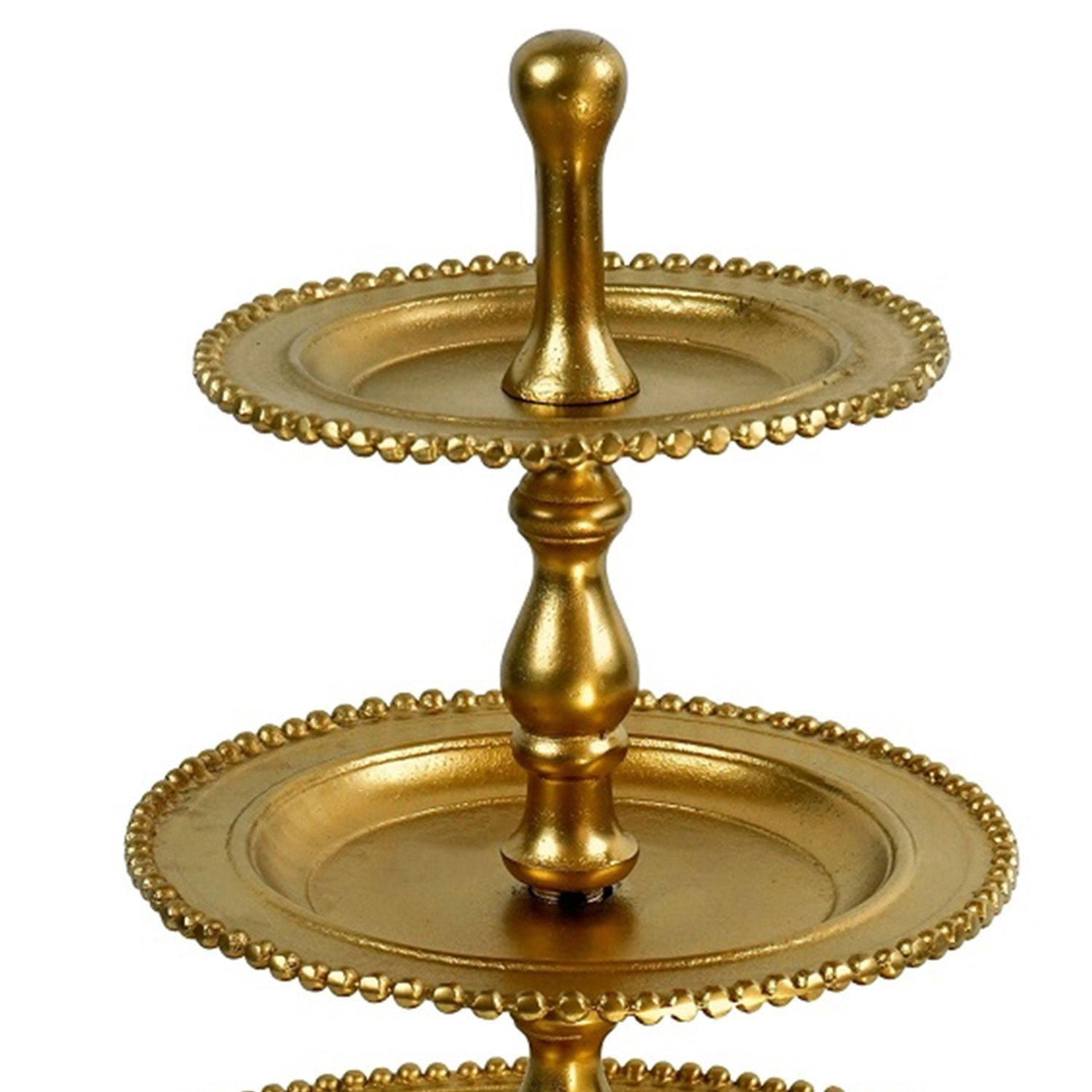 Etagere groß 3-stöckig – Deko Etagere in Gold oder Silber für Tisch, Sideboard & Festtafel