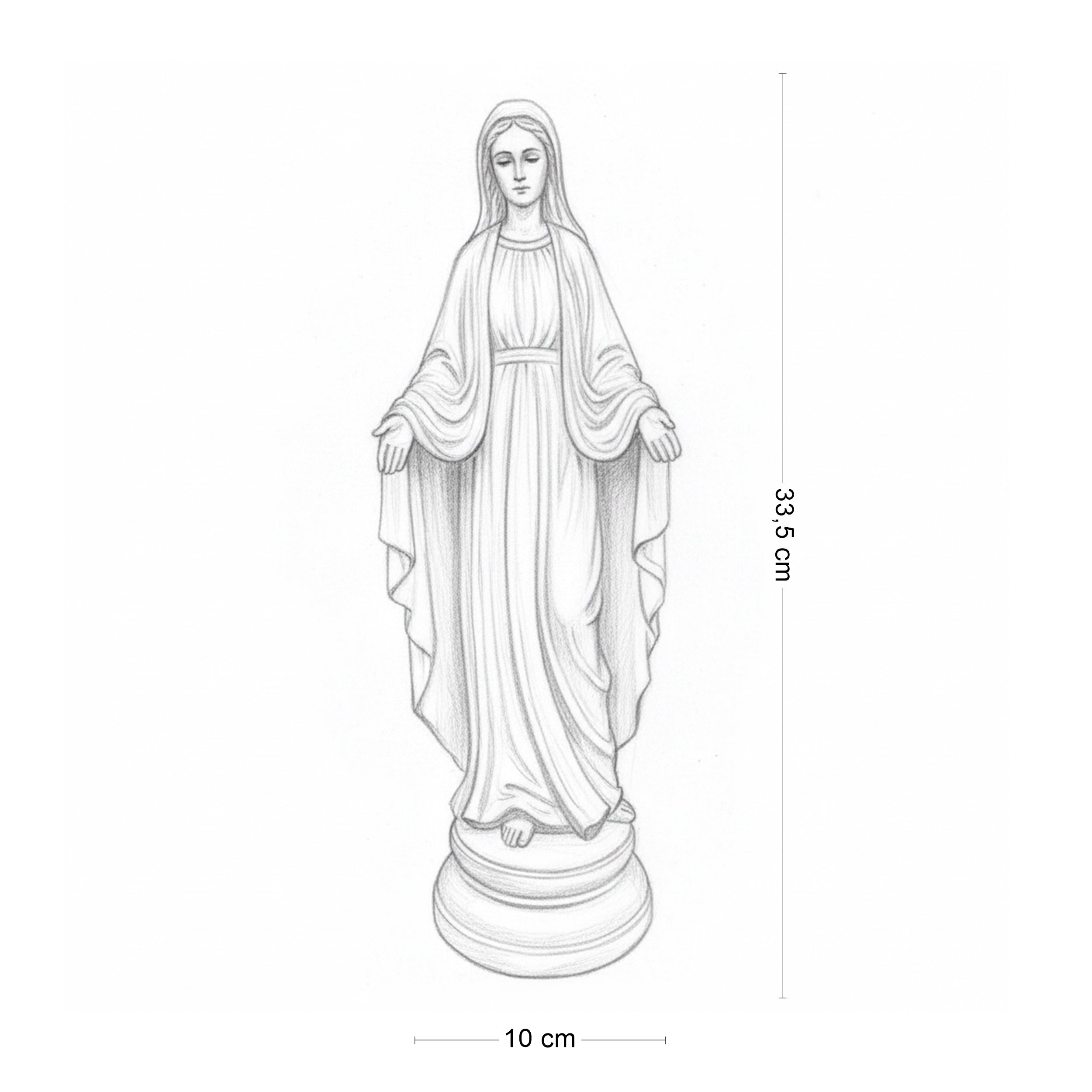 Madonna Figur & Marienfigur modern - Mutter Gottes Deko in Gold, Magenta oder Jade, groß oder klein