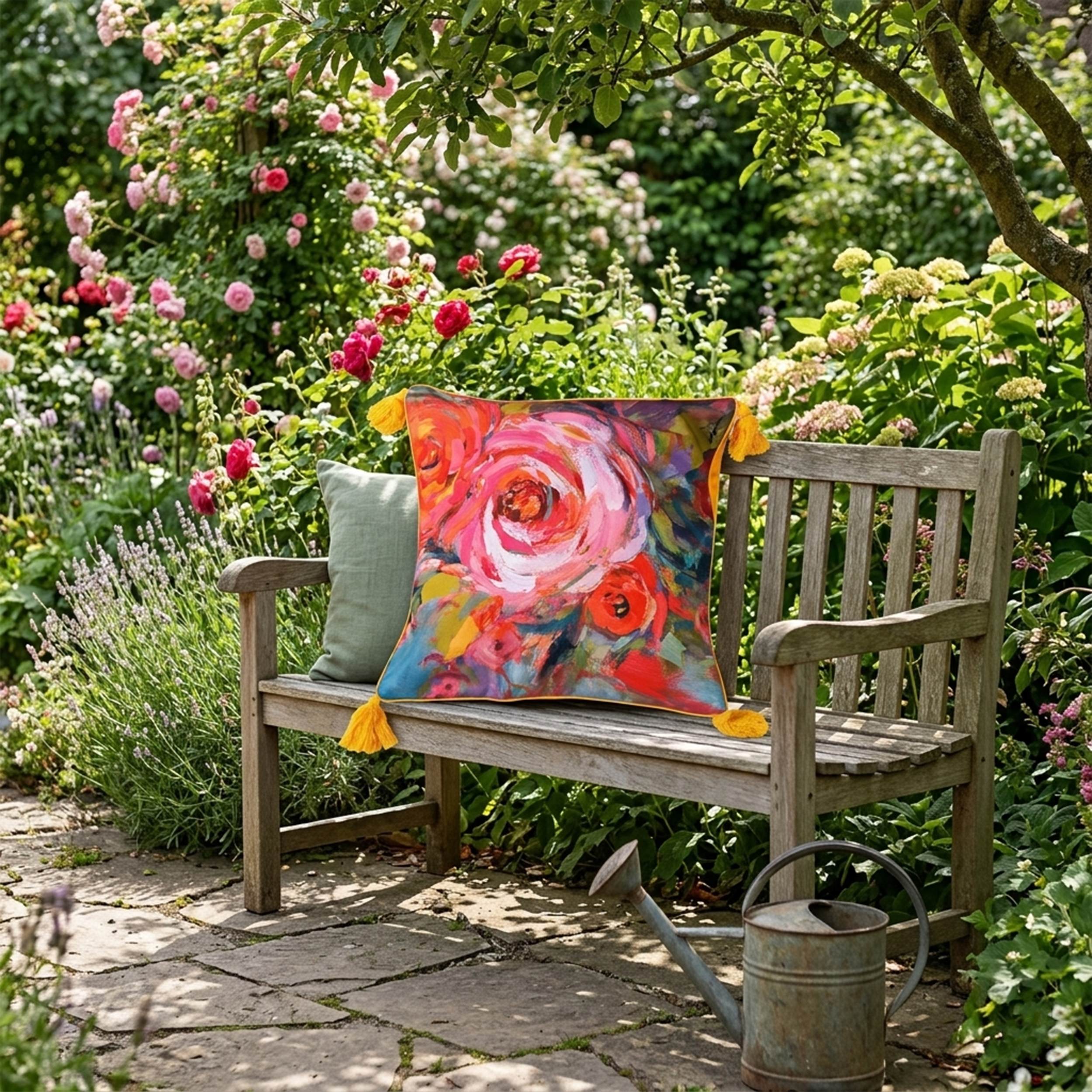 Sitzkissen Outdoor | Outdoor Kissen 45x45 cm | Outdoor Sitzkissen Outdoorkissen