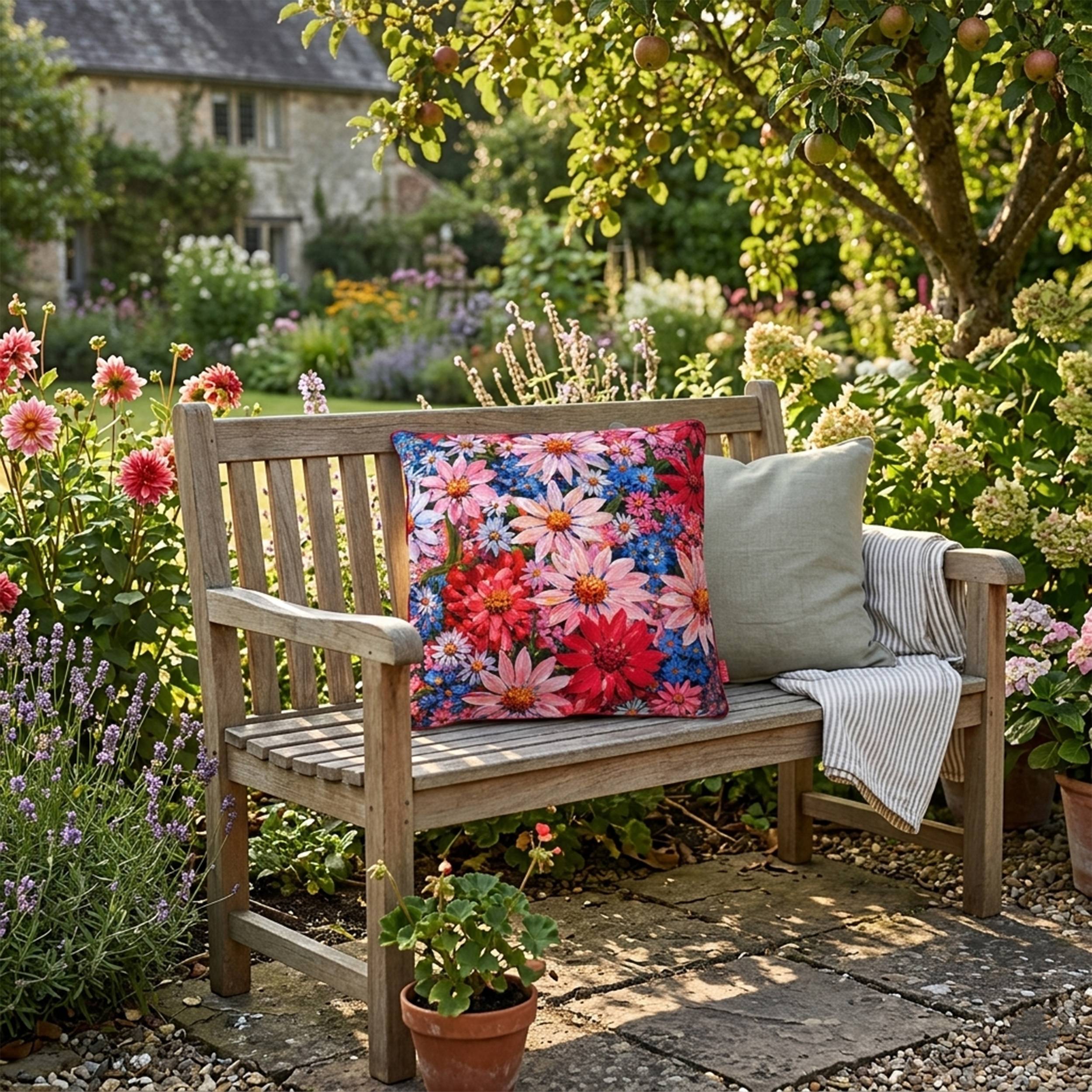 Sitzkissen Outdoor | Outdoor Kissen 45x45 cm | Outdoor Sitzkissen Outdoorkissen