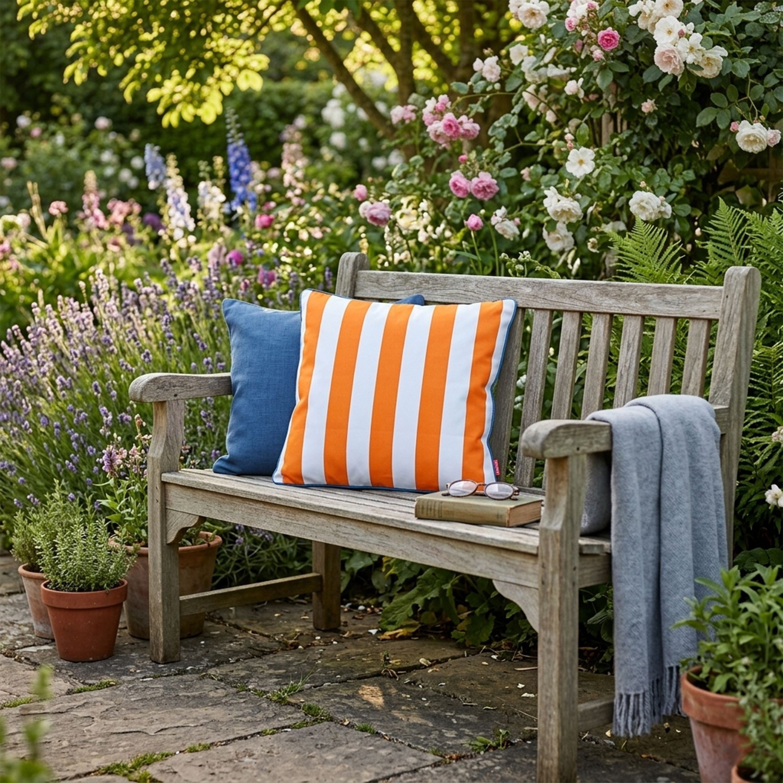 Sitzkissen Outdoor | Outdoor Kissen 45x45 cm | Outdoor Sitzkissen Outdoorkissen