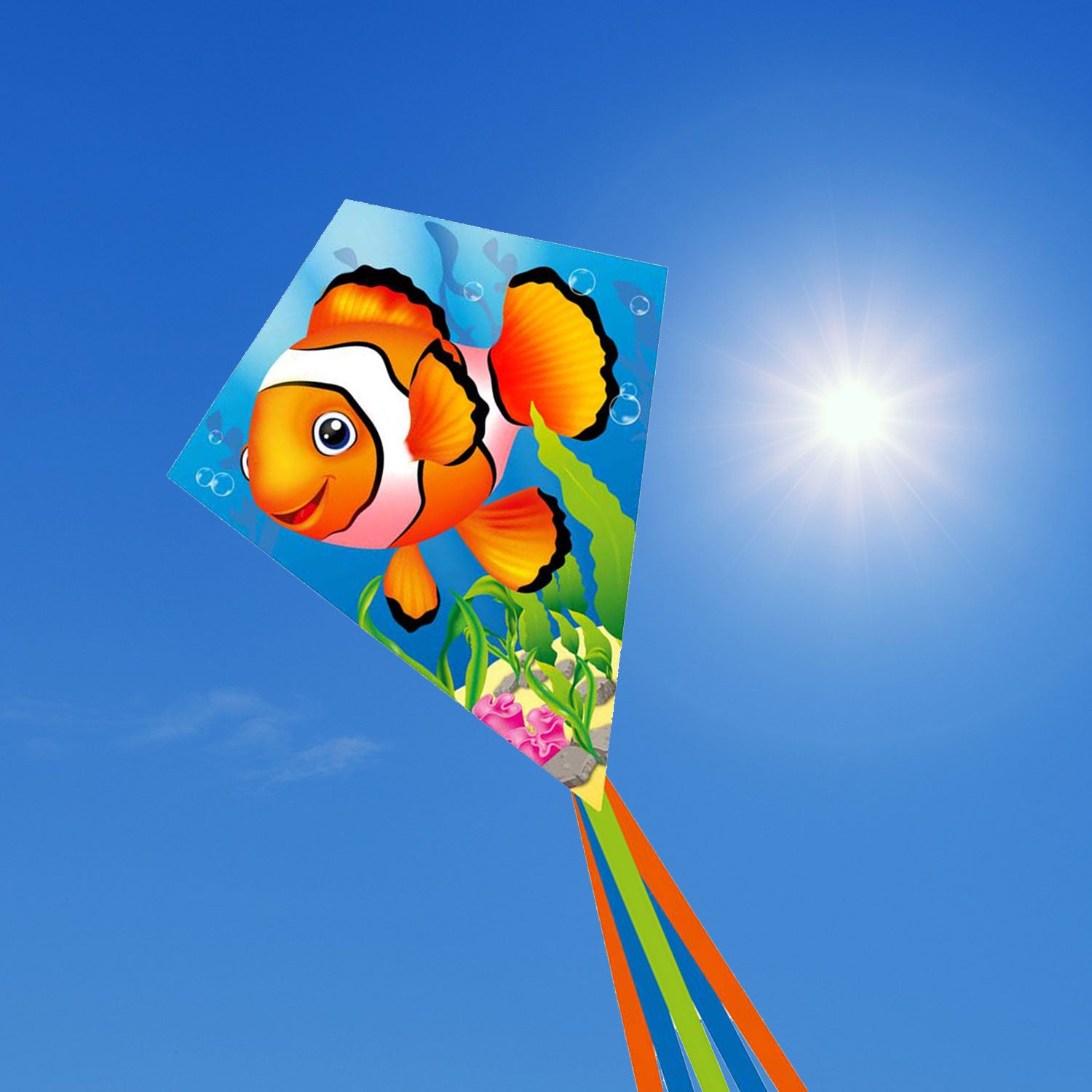 HQ Kinderdrachen Einleiner Eddy Clownfish 70 cm