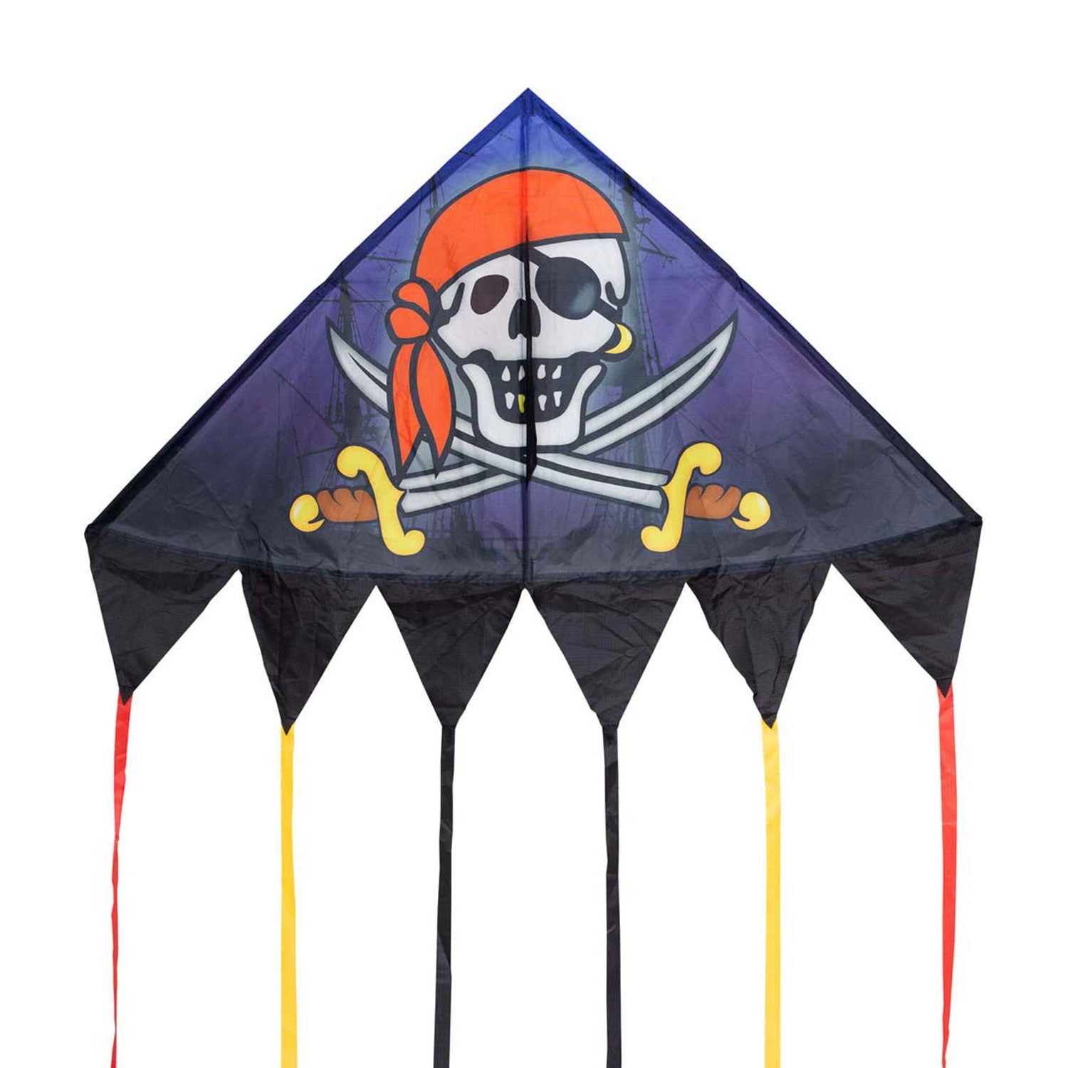 Kinderdrachen Einleiner Drachen HQ Delta Jolly Roger 140 cm Flugdrache