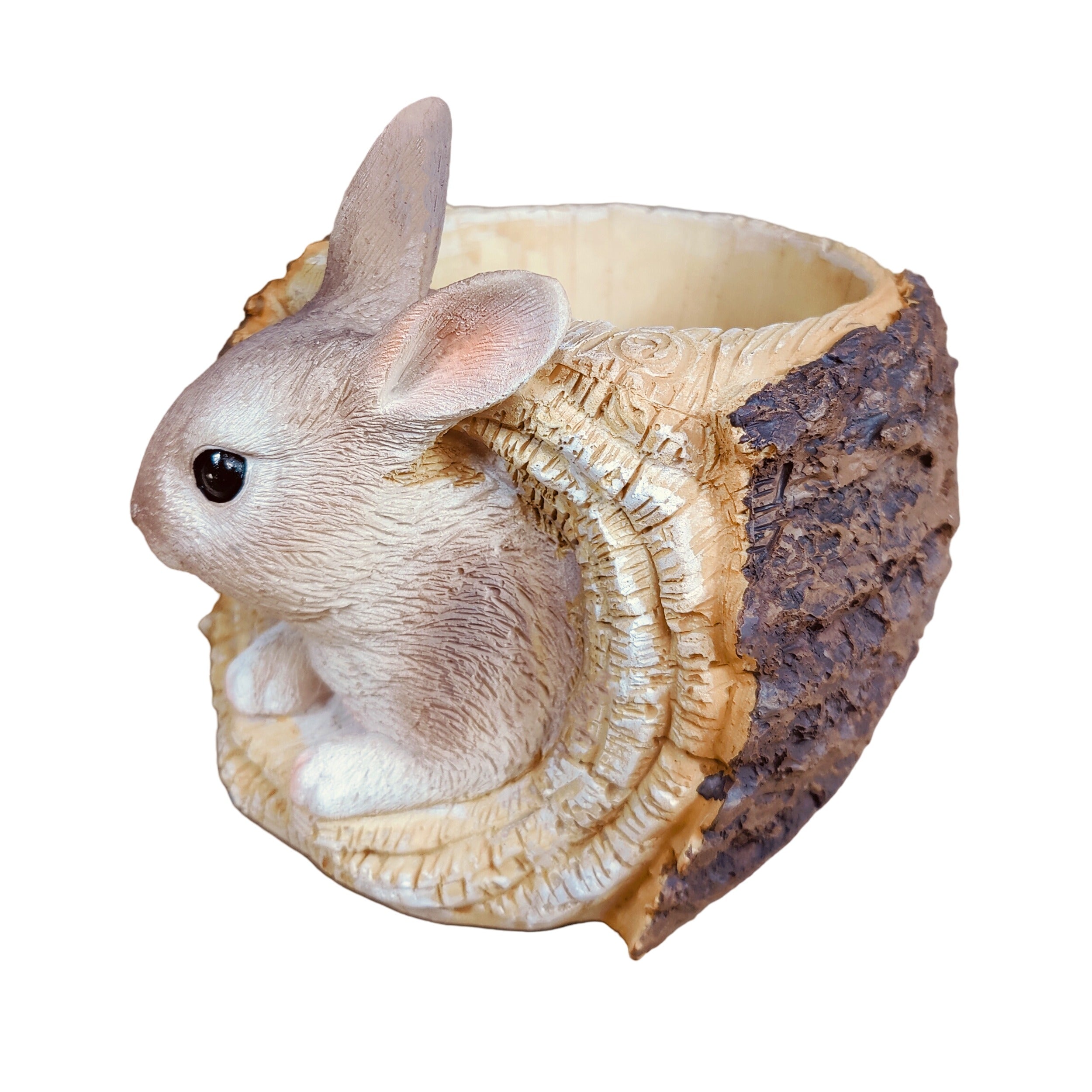 Pflanztopf Hase Blumentopf Hasenfigur zum Bepflanzen für Haus Garten und Osterdeko
