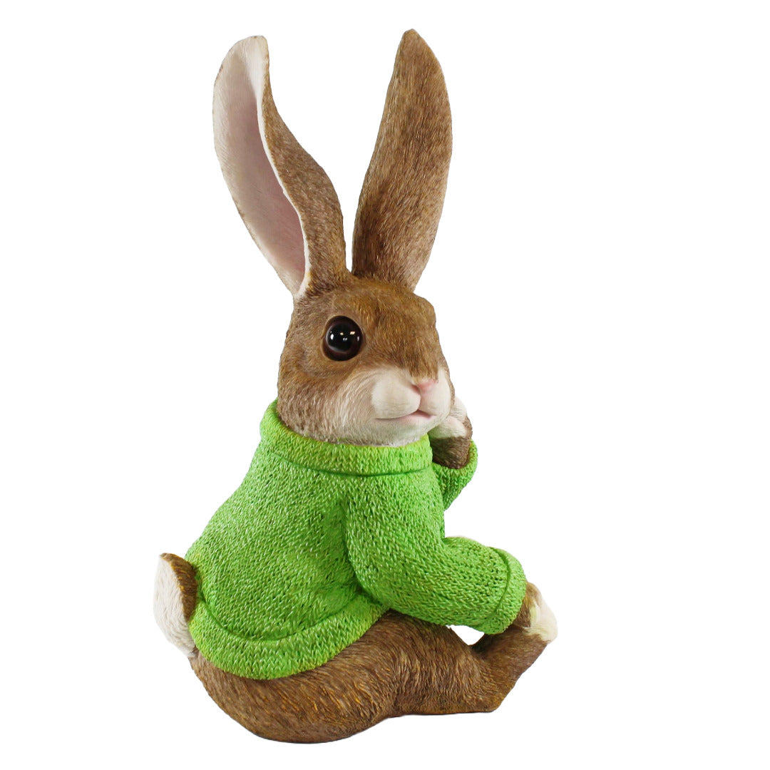 Dekohasen XL mit Pullover Osterhase Deko groß Deko Hasen für den Garten versch. Farben