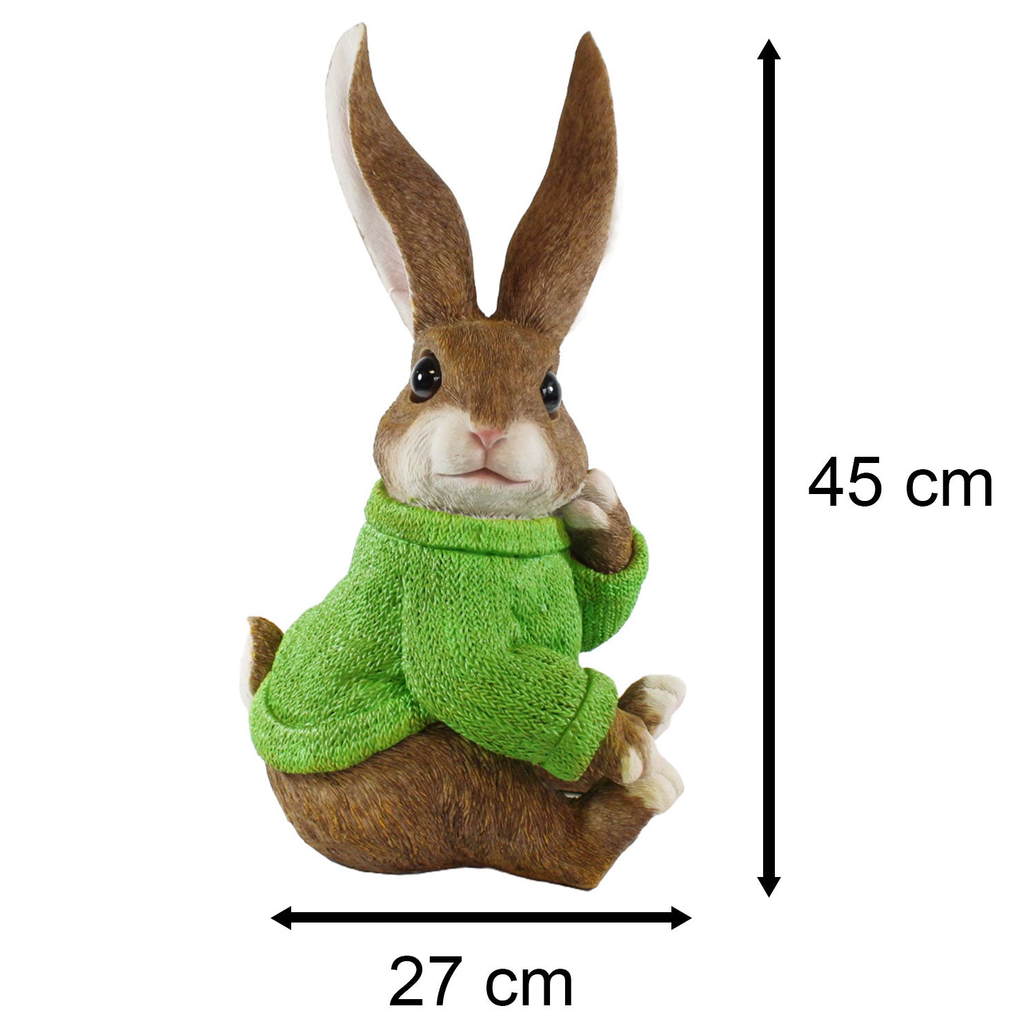 Dekohasen XL mit Pullover Osterhase Deko groß Deko Hasen für den Garten versch. Farben