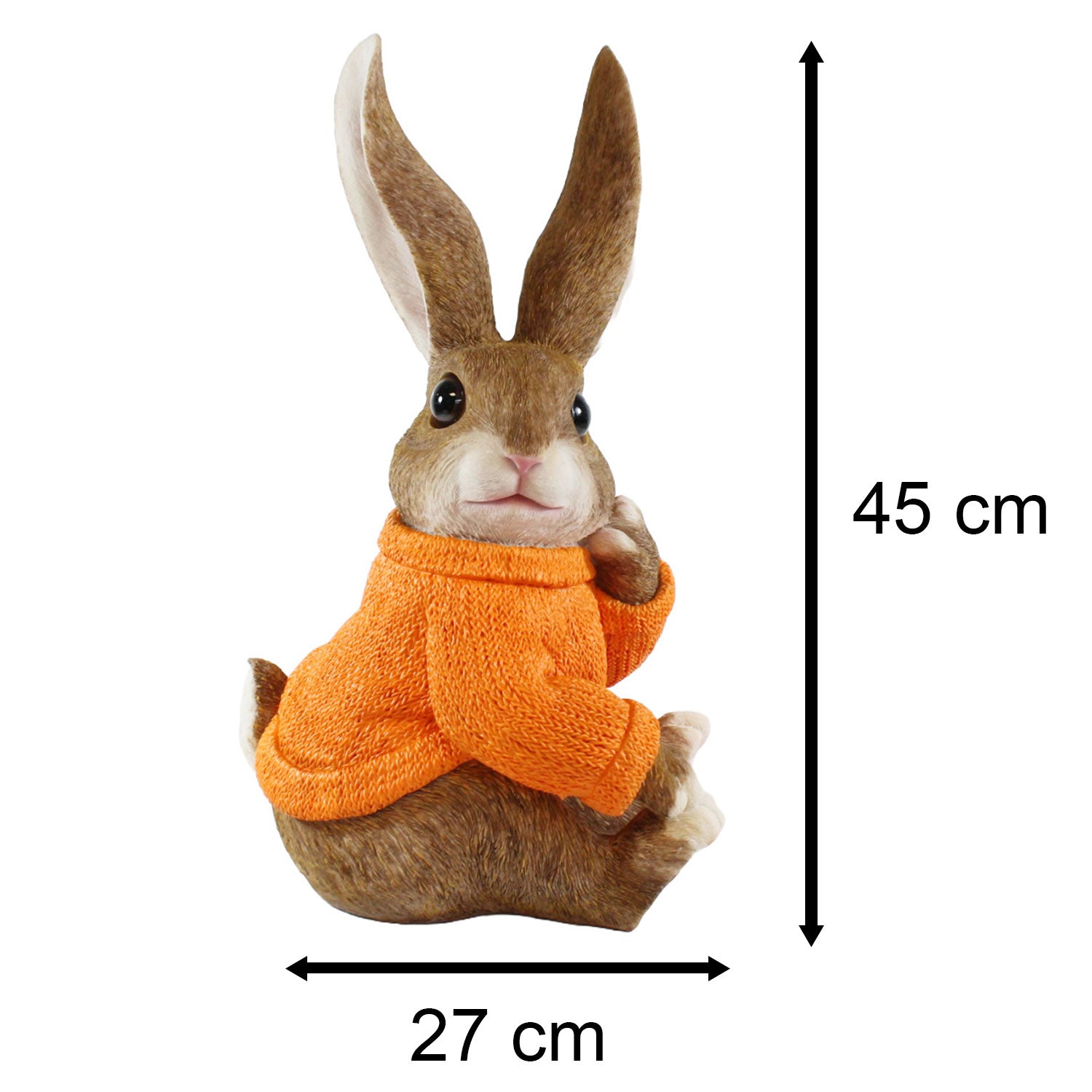 Dekohasen XL mit Pullover Osterhase Deko groß Deko Hasen für den Garten versch. Farben