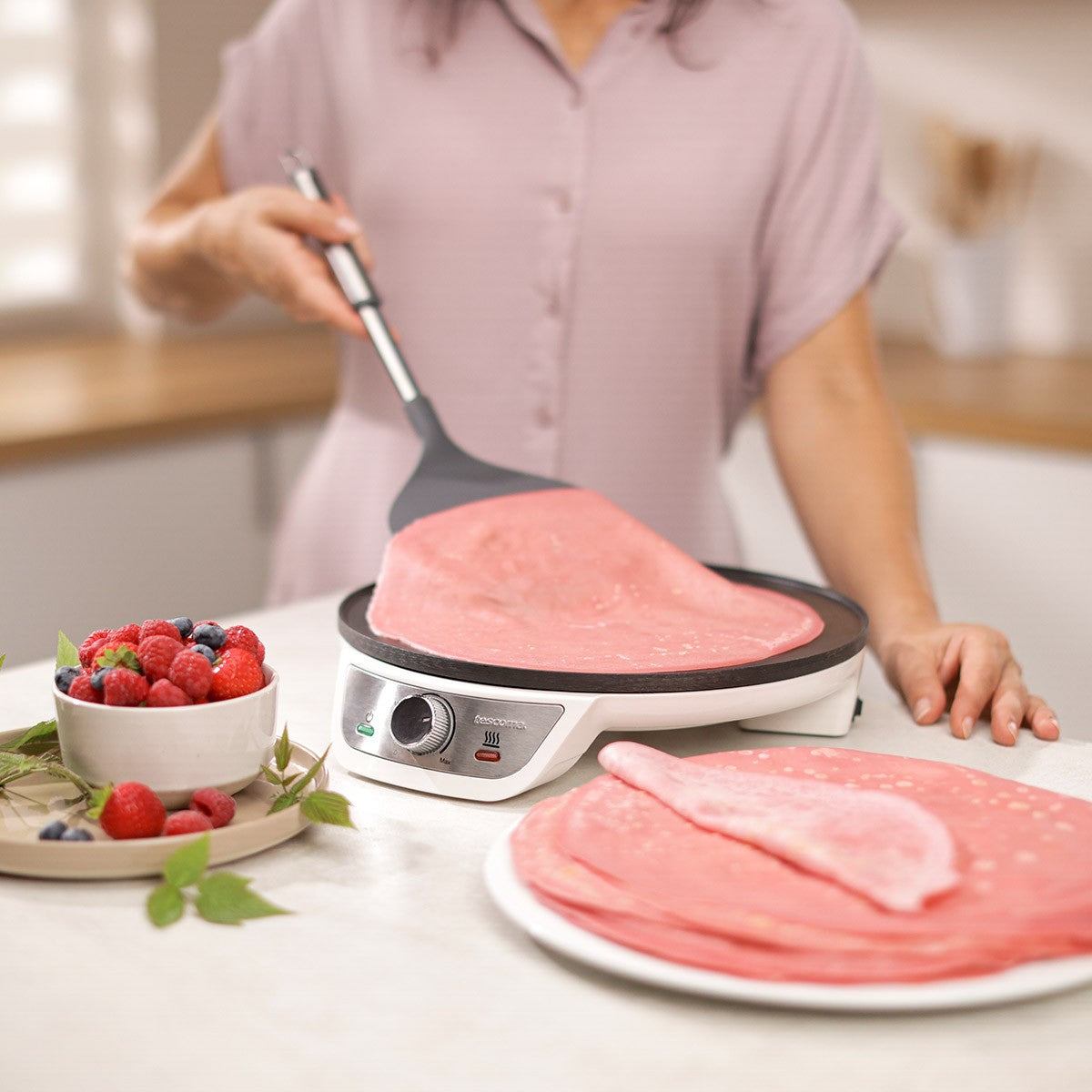 Tescoma Crêpes-Maker GrandCHEF – elektrischer Crepesbereiter für Zuhause