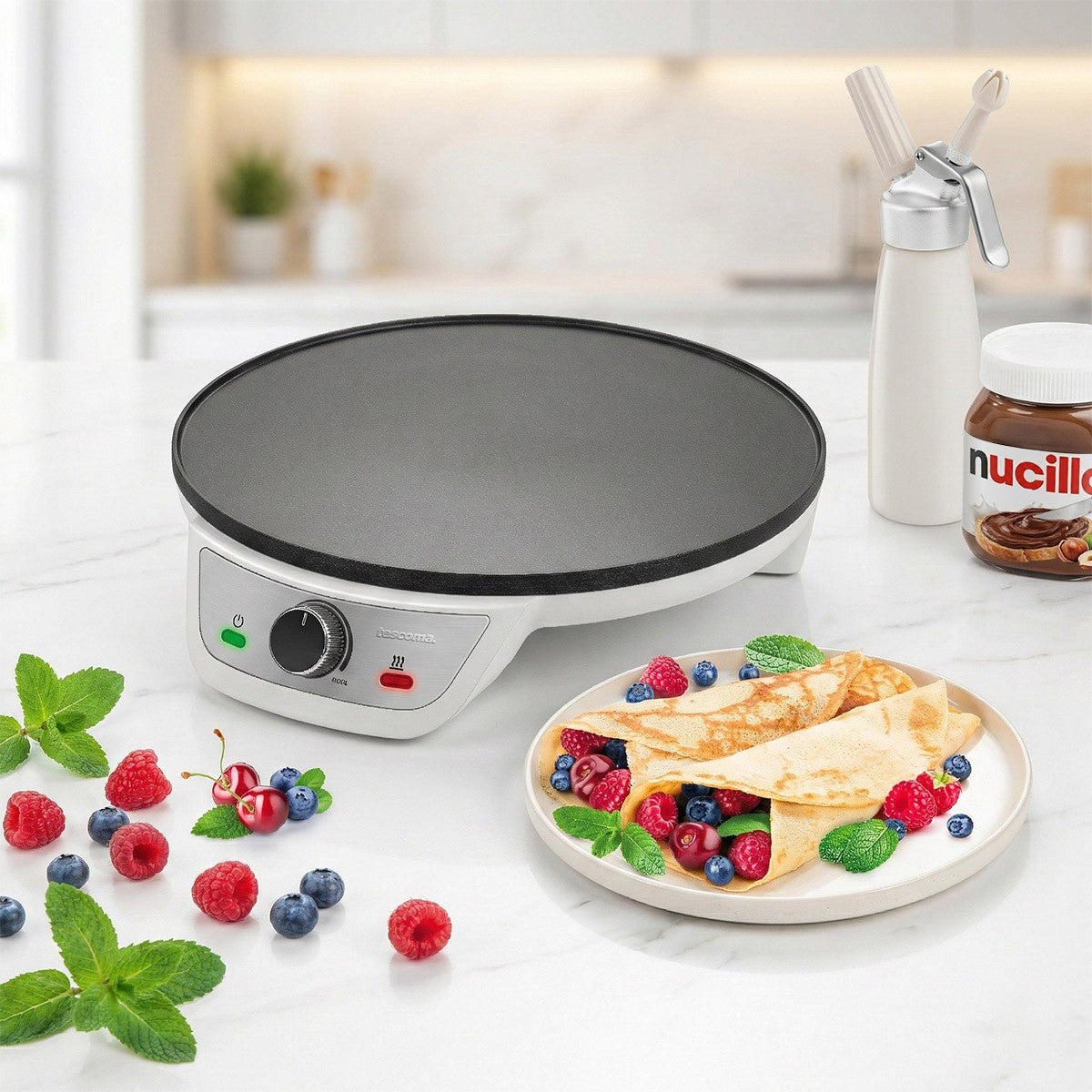 Tescoma Crêpes-Maker GrandCHEF – elektrischer Crepesbereiter für Zuhause