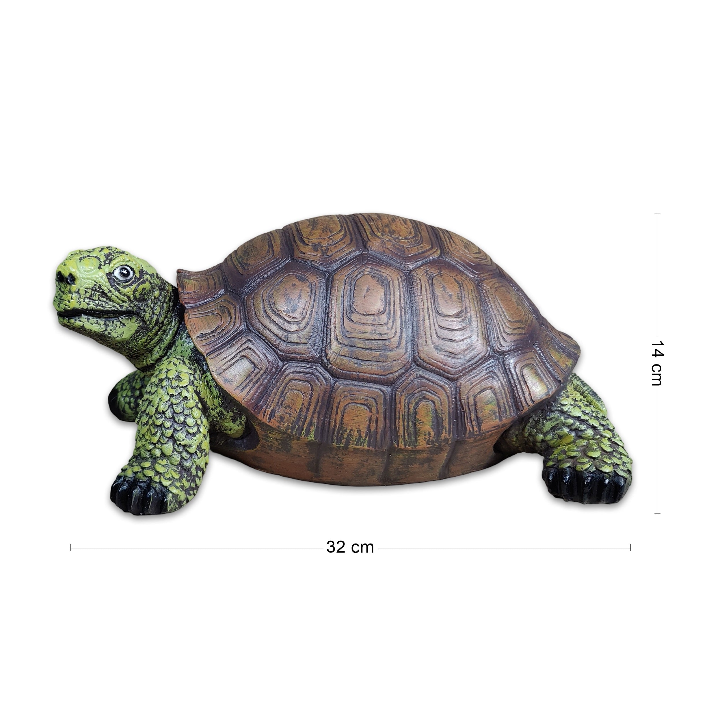 Schildkröte Figur – realistische Gartenfigur Schildkröte groß & klein, handbemalt