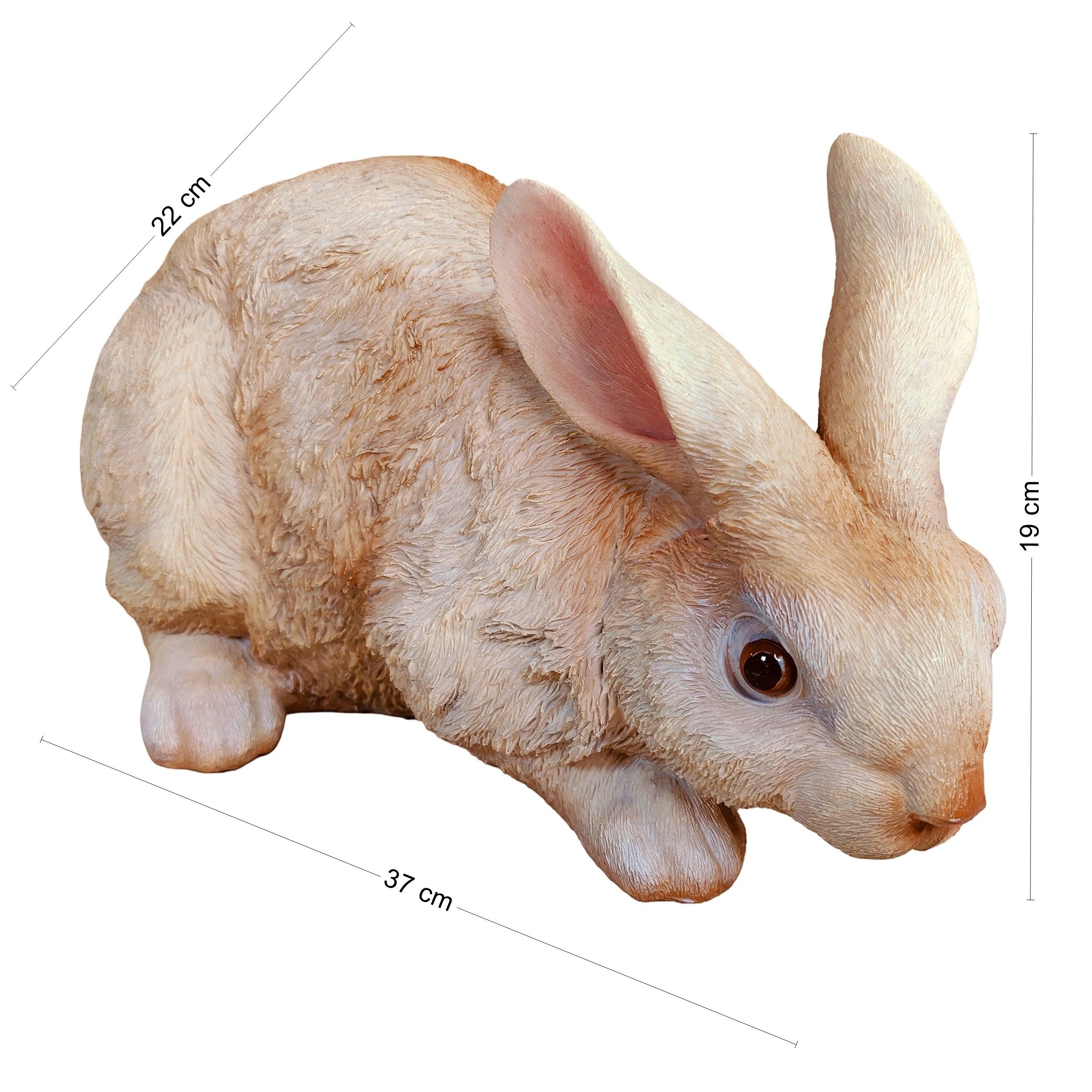 Hasenfigur Hasenfamilie – Deko Hase als Osterdeko Hase für Garten & Zuhause, Kind Mutter Vater