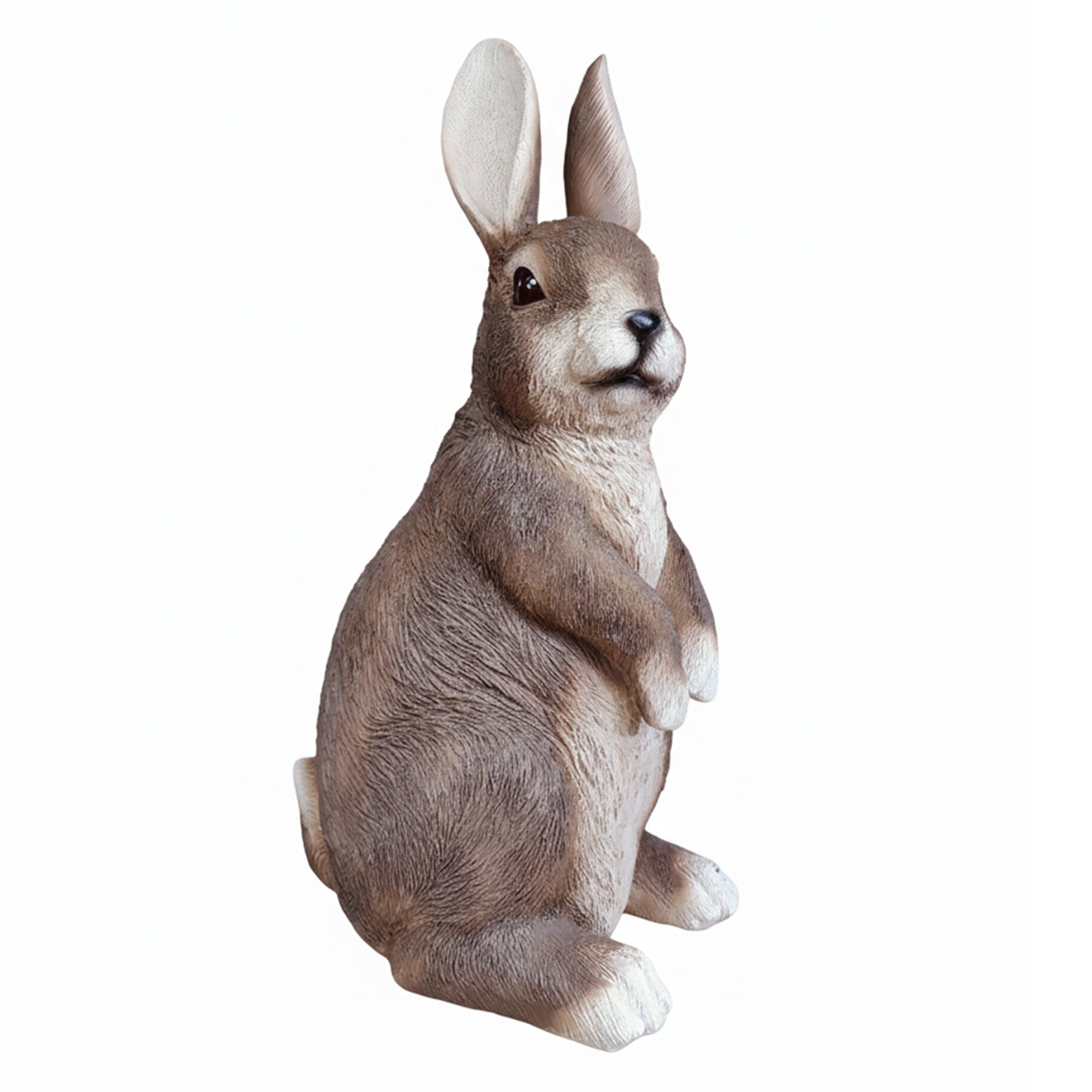 Gartenfigur Hase realistische Hasenfigur als Deko Hase – Osterhase als Deko für Ostern zu Hause und Garten