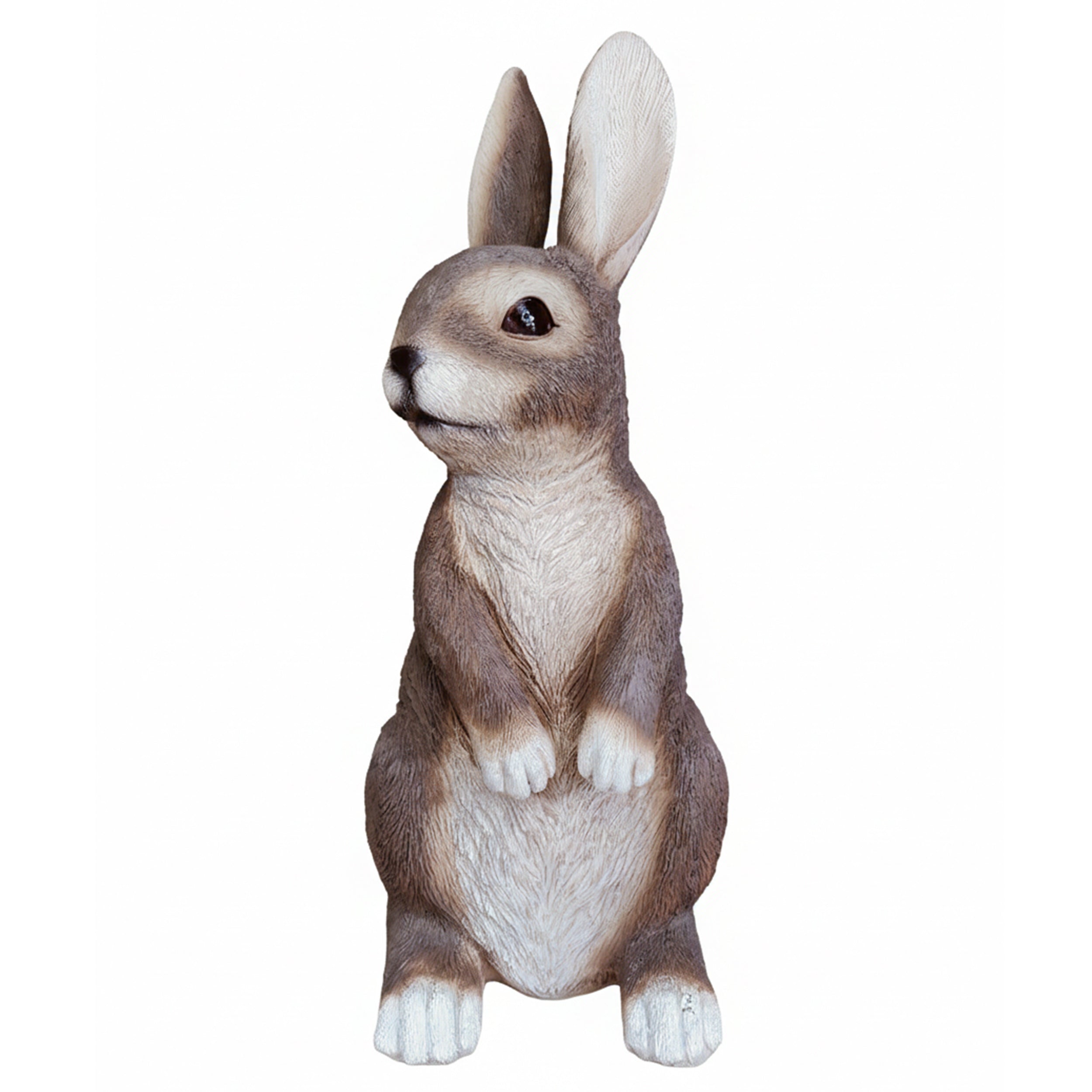 Gartenfigur Hase realistische Hasenfigur als Deko Hase – Osterhase als Deko für Ostern zu Hause und Garten
