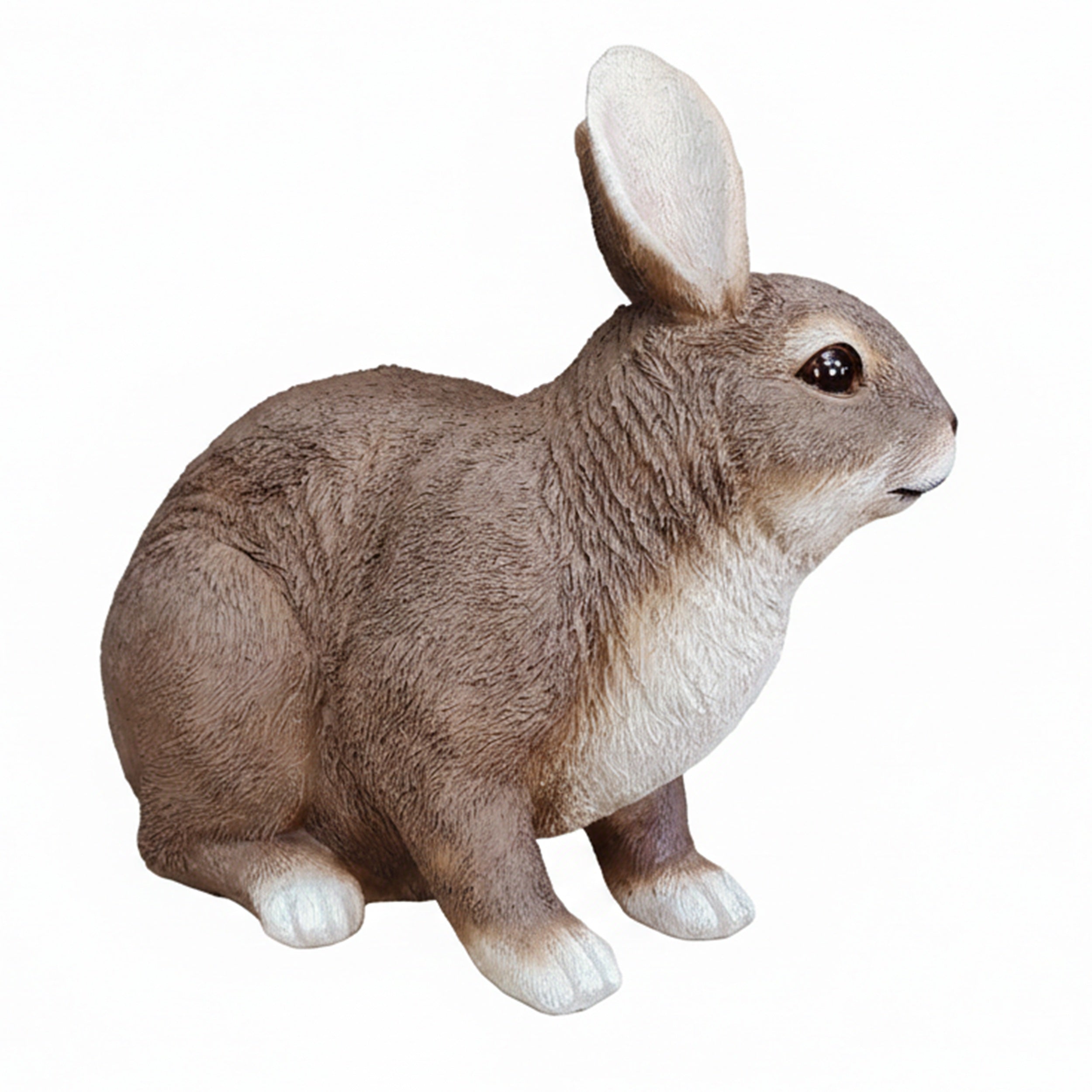 Gartenfigur Hase realistische Hasenfigur als Deko Hase – Osterhase als Deko für Ostern zu Hause und Garten