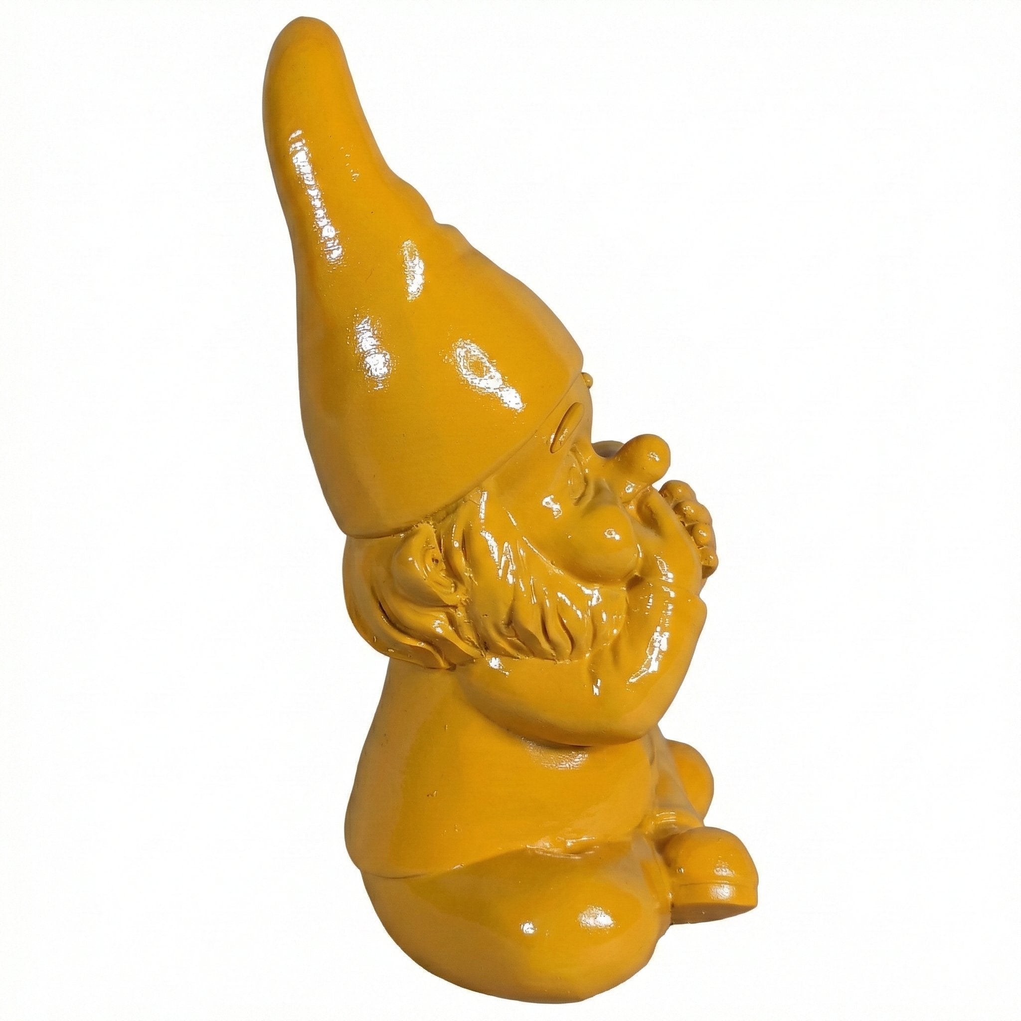 Gartenzwerg nichts sagen -GartenPoser- Zwerg Deko in Pastell Hochglanz 2 Größen 6 Farben (MutePoser)