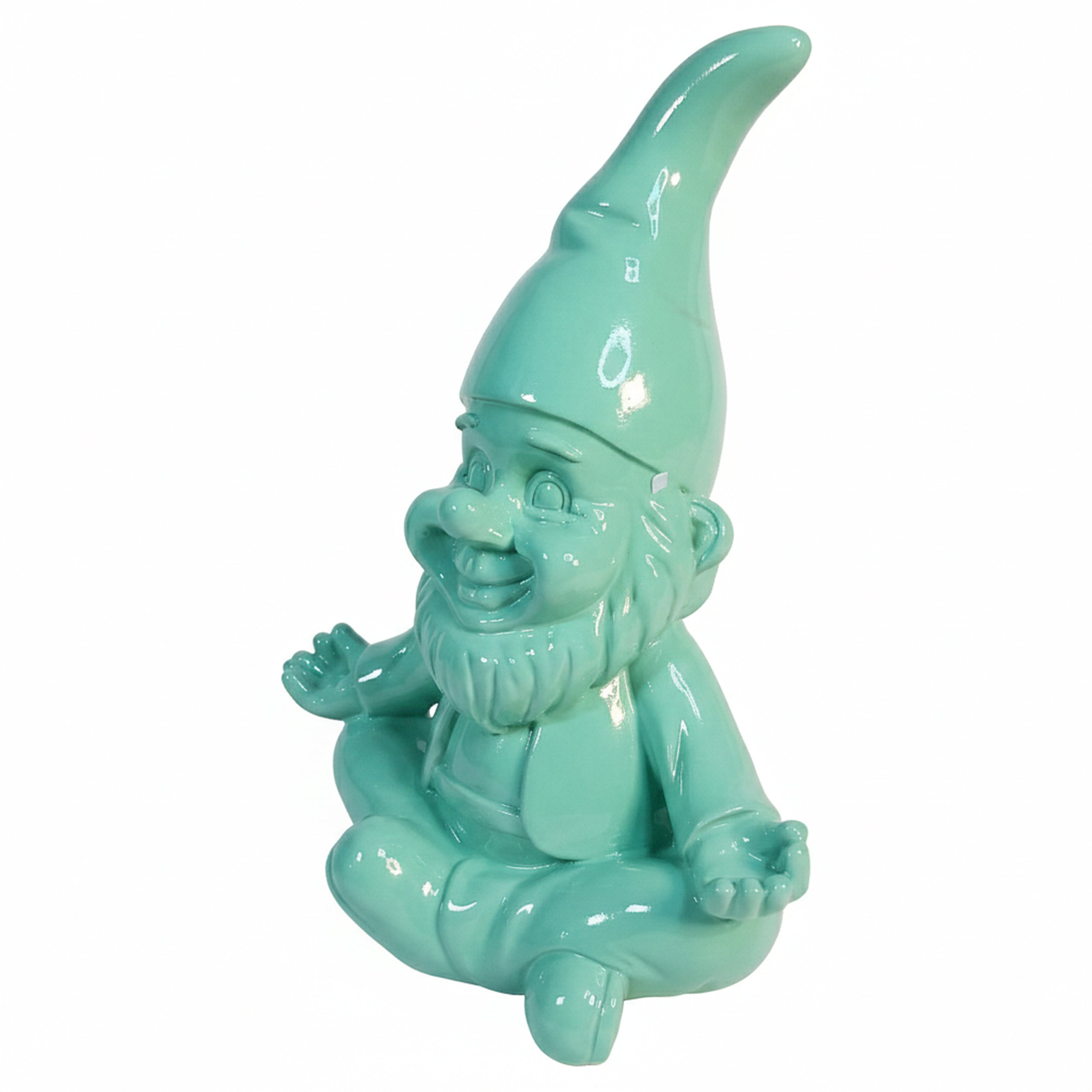 Yoga Gartenzwerg -GartenPoser- Zwerg Deko in Pastell Hochglanz 2 Größen 6 Farben (ZenPoser)