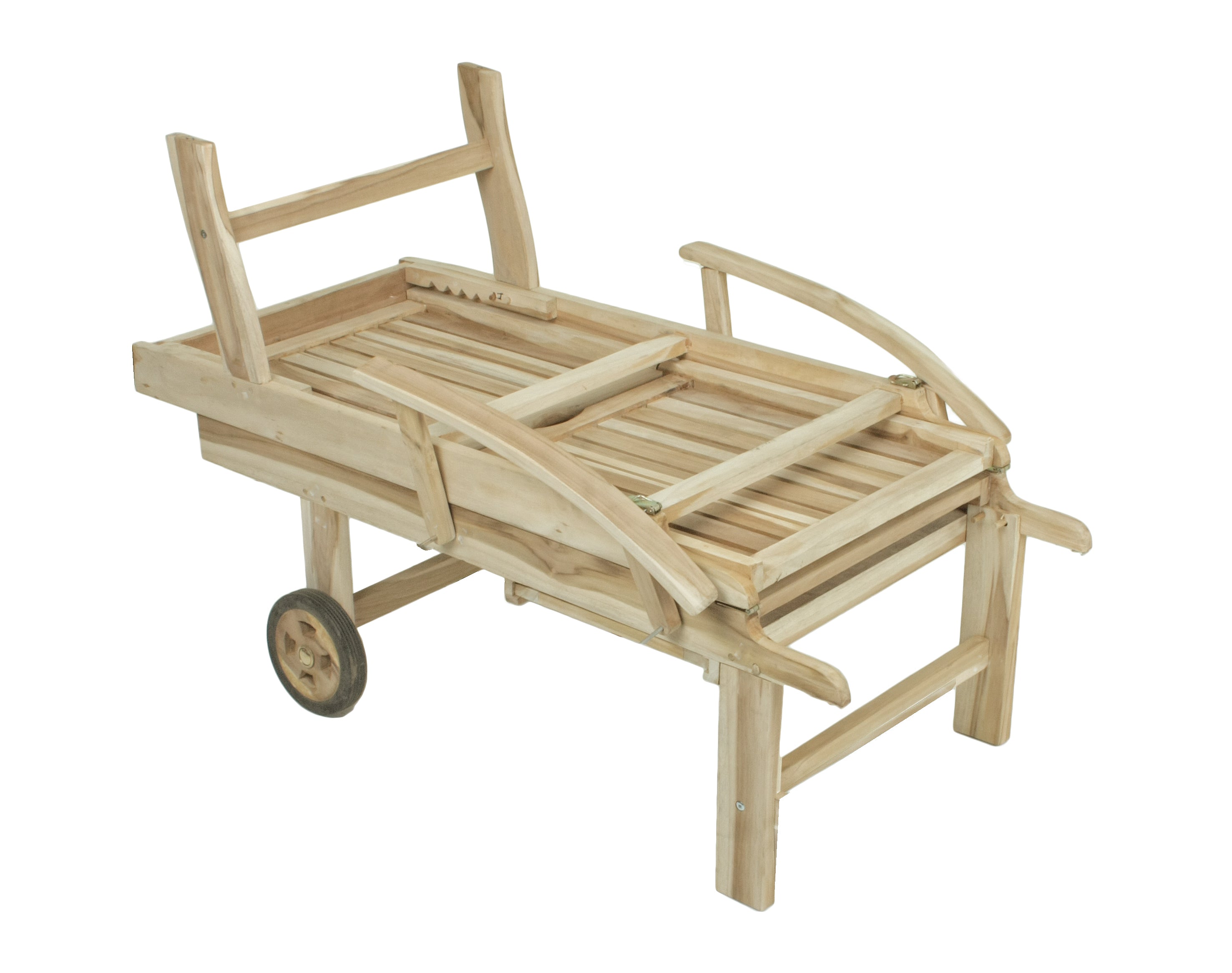 Sonnenliege JAVA Gartenliege Relaxliege Teakholz Garden Pleasure