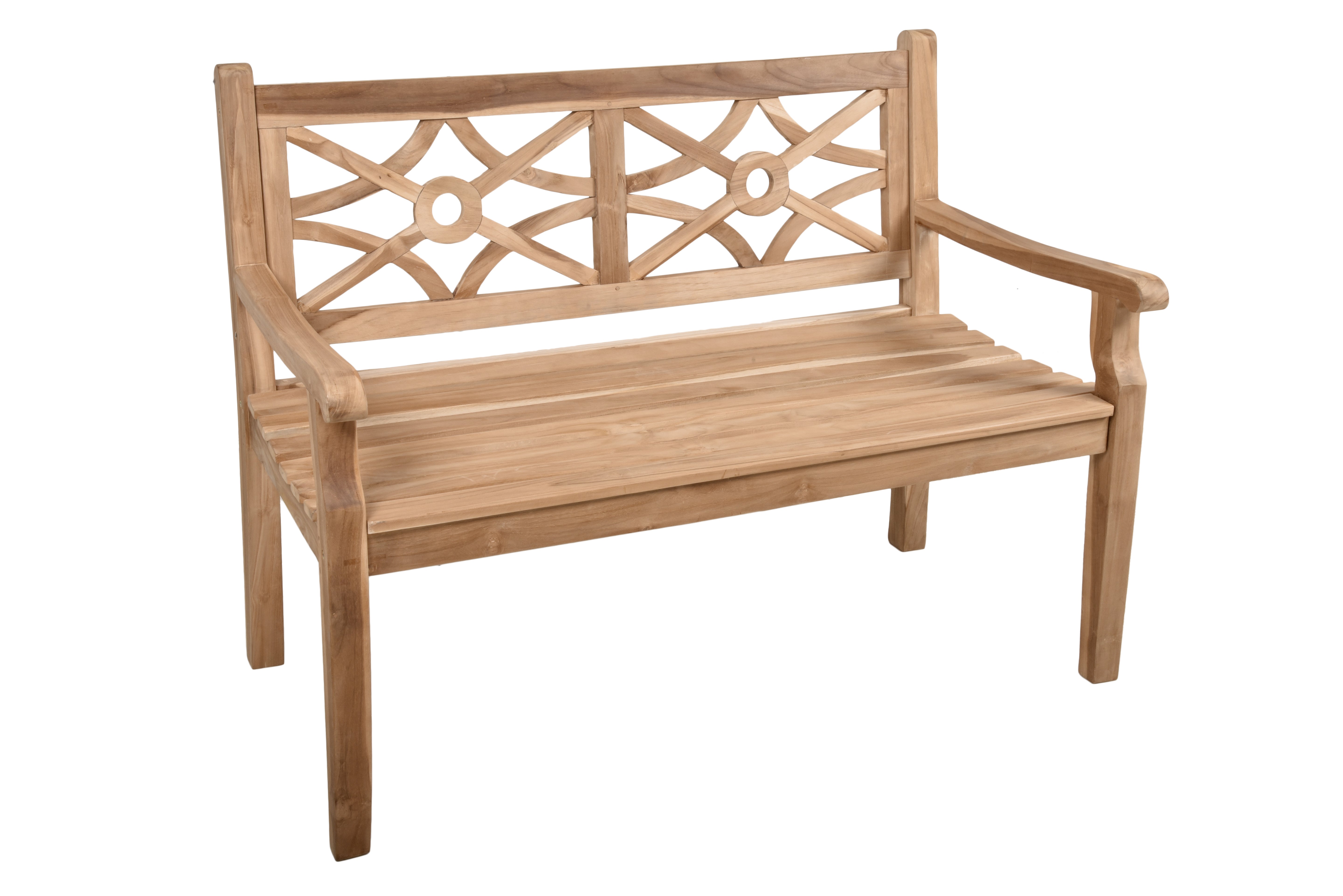 Bank SAYANG Gartenbank Sitzbank Teakholz Garden Pleasure 2-Sitzer