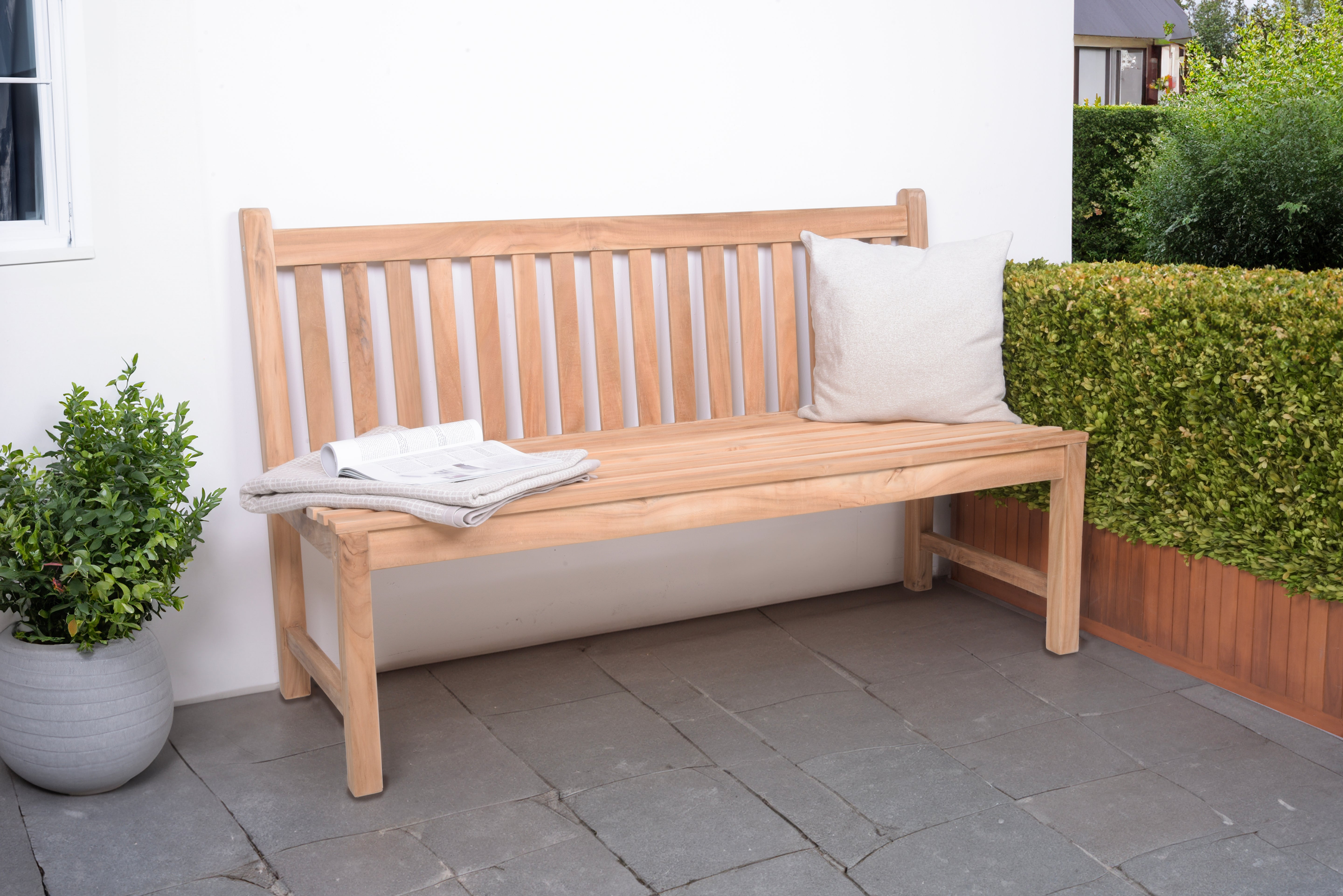 Gartenbank SOLO Bank Sitzbank GARDEN PLEASURE wetterfest komfortabel Outdoor hochwertig