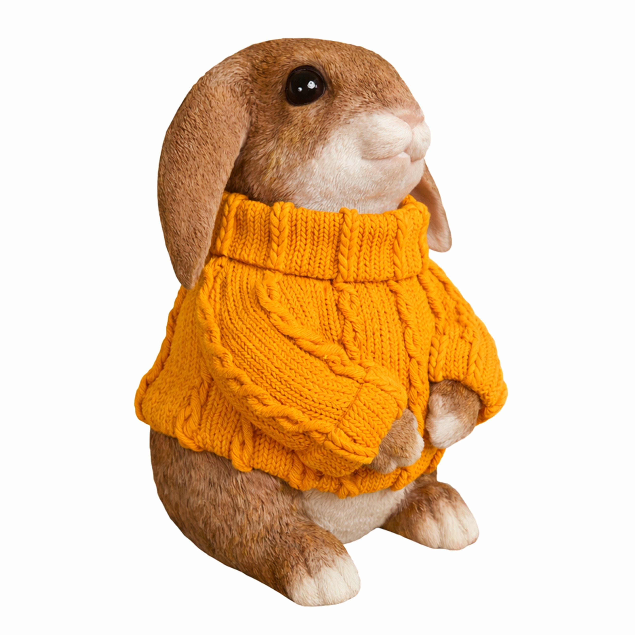 Deko Hase XL im Pullover groß – Deko Osterhase Hasenfigur sitzend, Osterdeko & Gartenfigur in versch. Farben