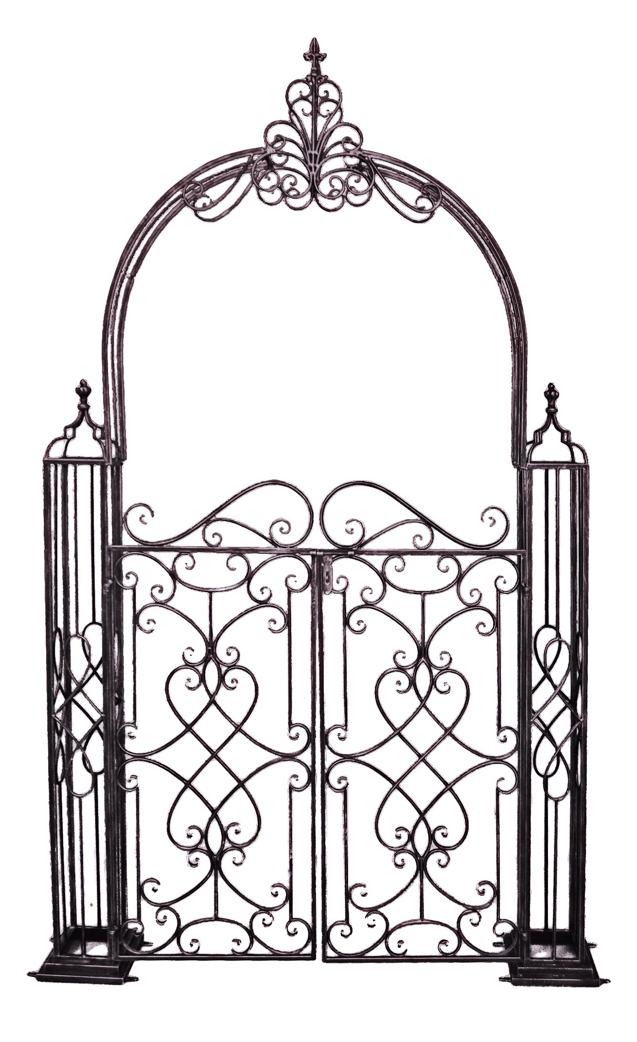 Pforte mit Rosenbogen TOWADA Gartentor Rankhilfe Garden Pleasure