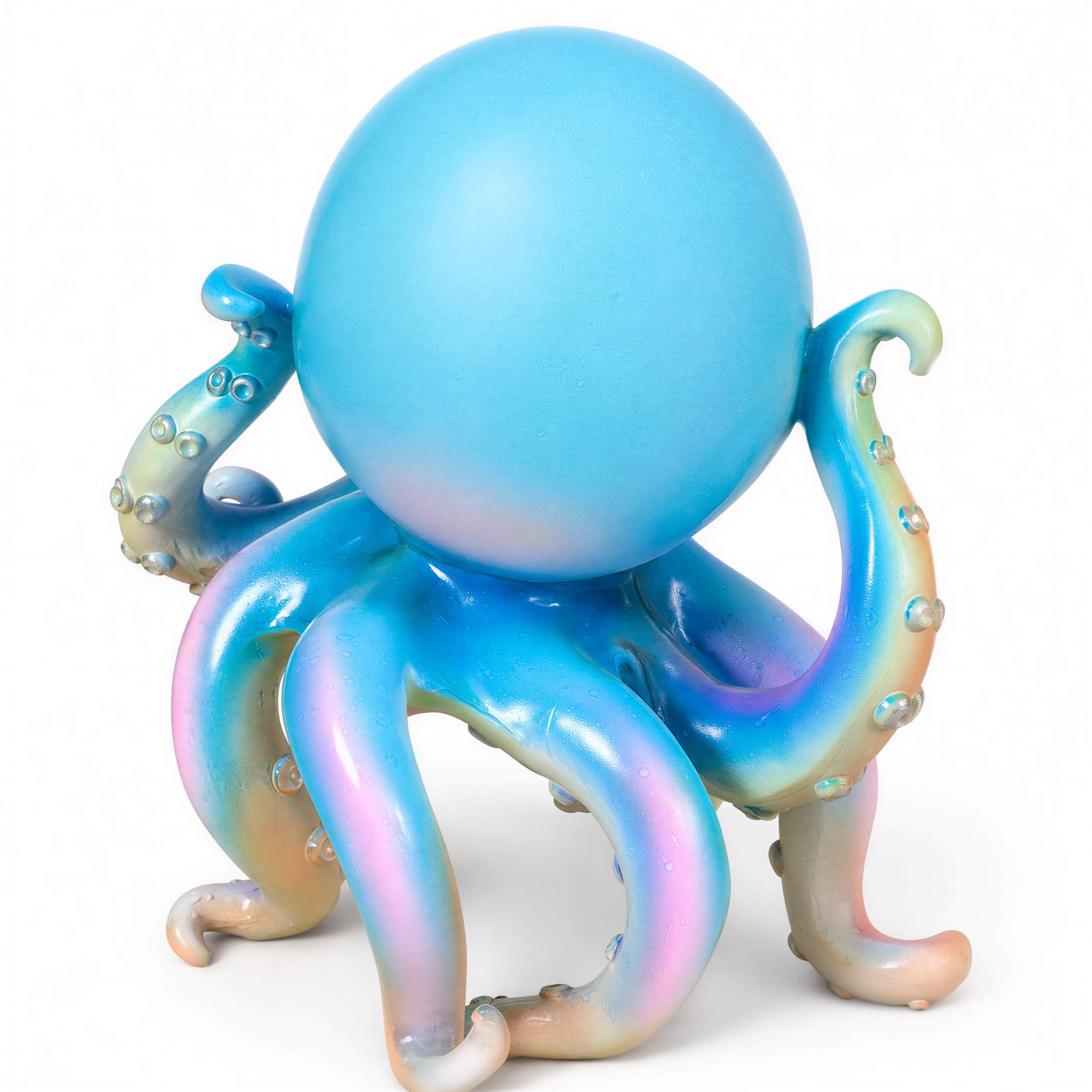 GlossiBande Oktopus Figur glänzend Deko Oktopus Krake in 2 Größen und Farben