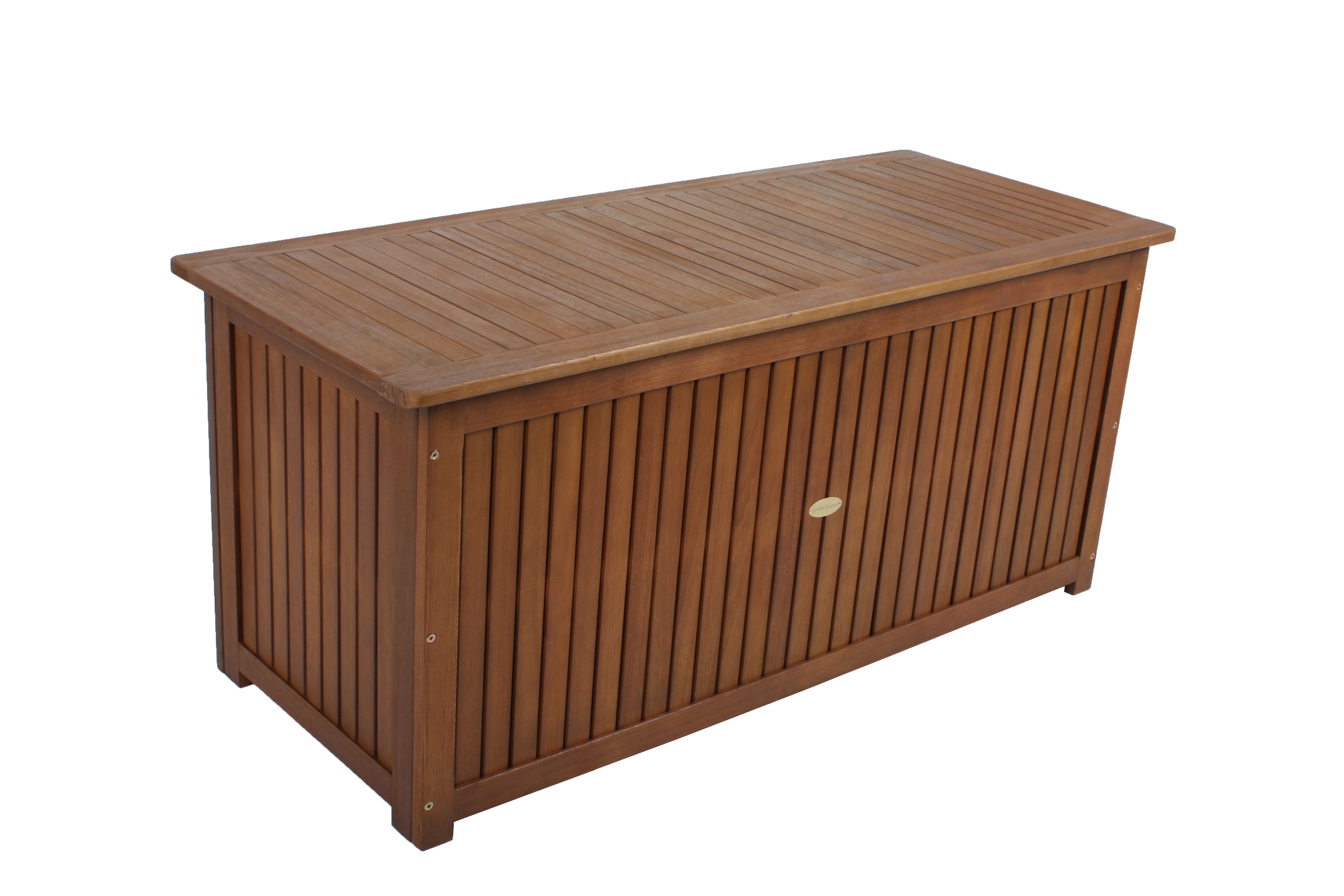 Auflagenbox WASHINGTON Kissentruhe Gartenbox Garden Pleasure Akazienholz wetterfest Outdoor