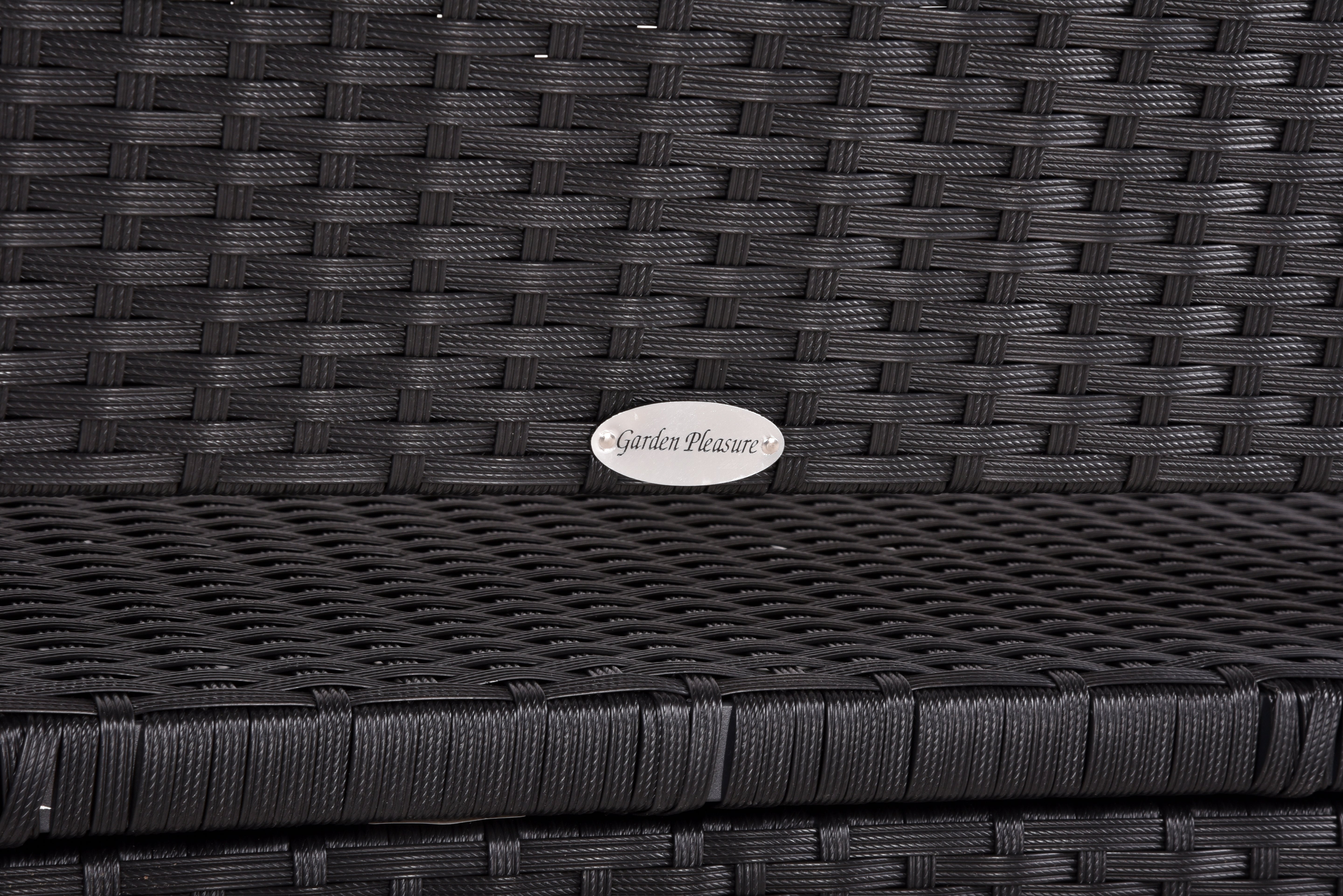 Parkbank FERRARA Gartenbank Sitzbank mit Stauraum Truhenbank Polyrattan Garden Pleasure